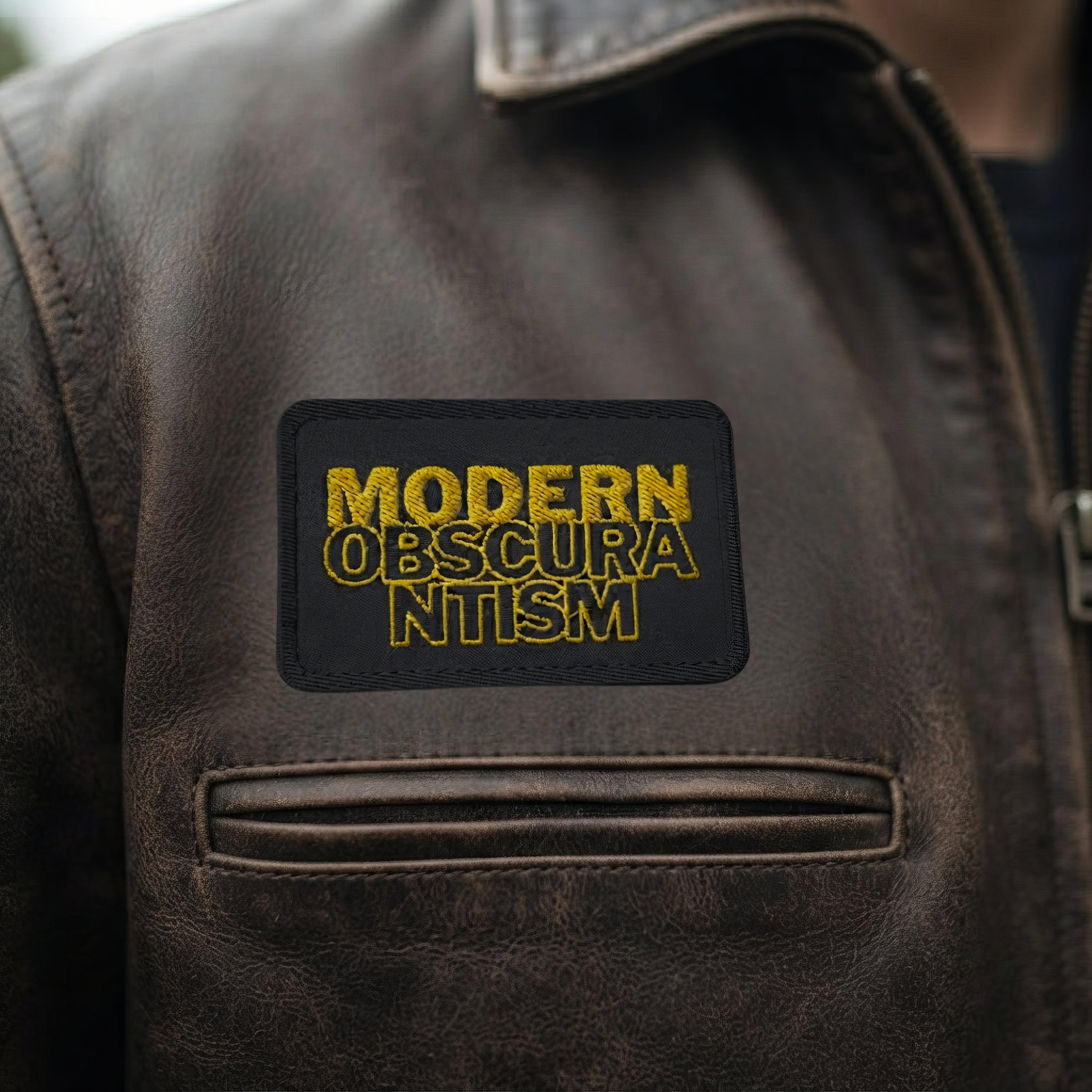 Modern Obscurantism Goth Embroidered Patches - ["dark","death","embroidered","embroidered patch","patch","patches","statement"] | Pale Blood Store