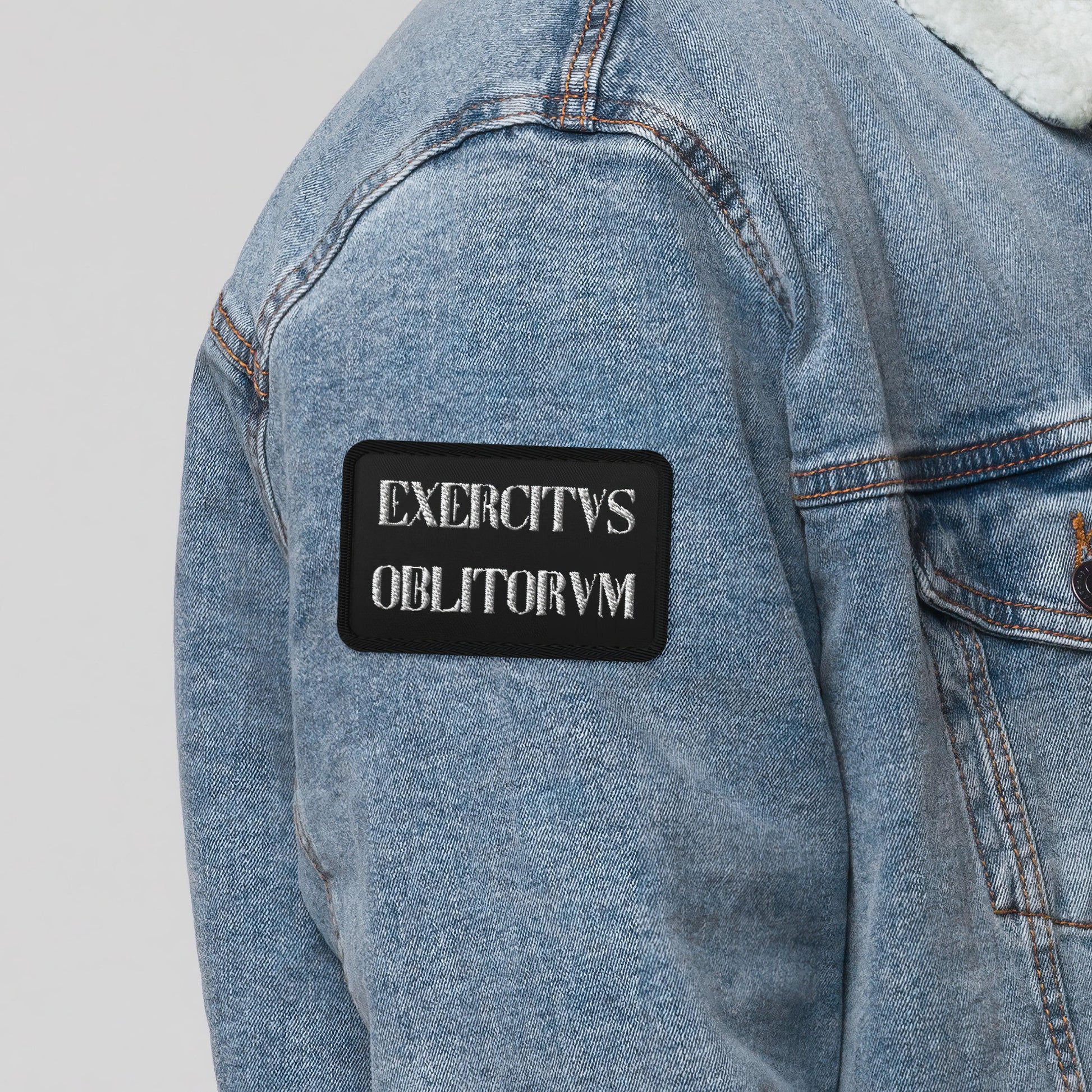 Exercitvs Oblitorvm Embroidered Patches - ["accessories","army","embroidered patch","Exercitus Oblitorum","latin","patch","patches","roman"] | Pale Blood Store