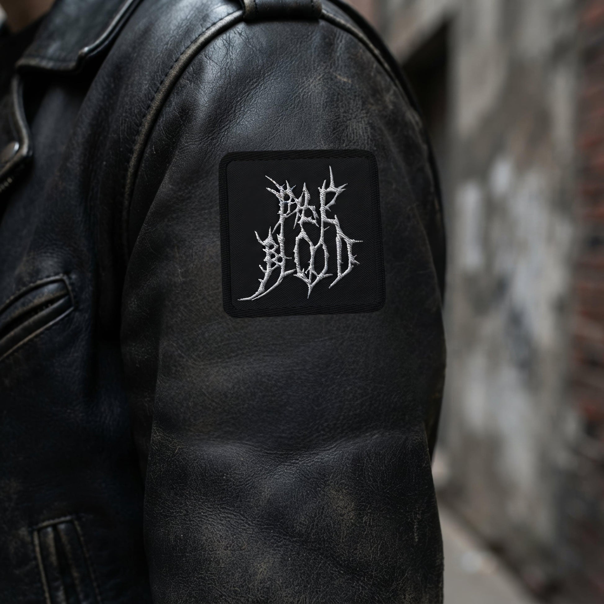 Pale Blood Logo Black Metal Style Embroidered Patch - ["accessories","cosmic horror","dark","embroidered","embroidered patch","goth","logo","pale blood","patch"] | Pale Blood Store