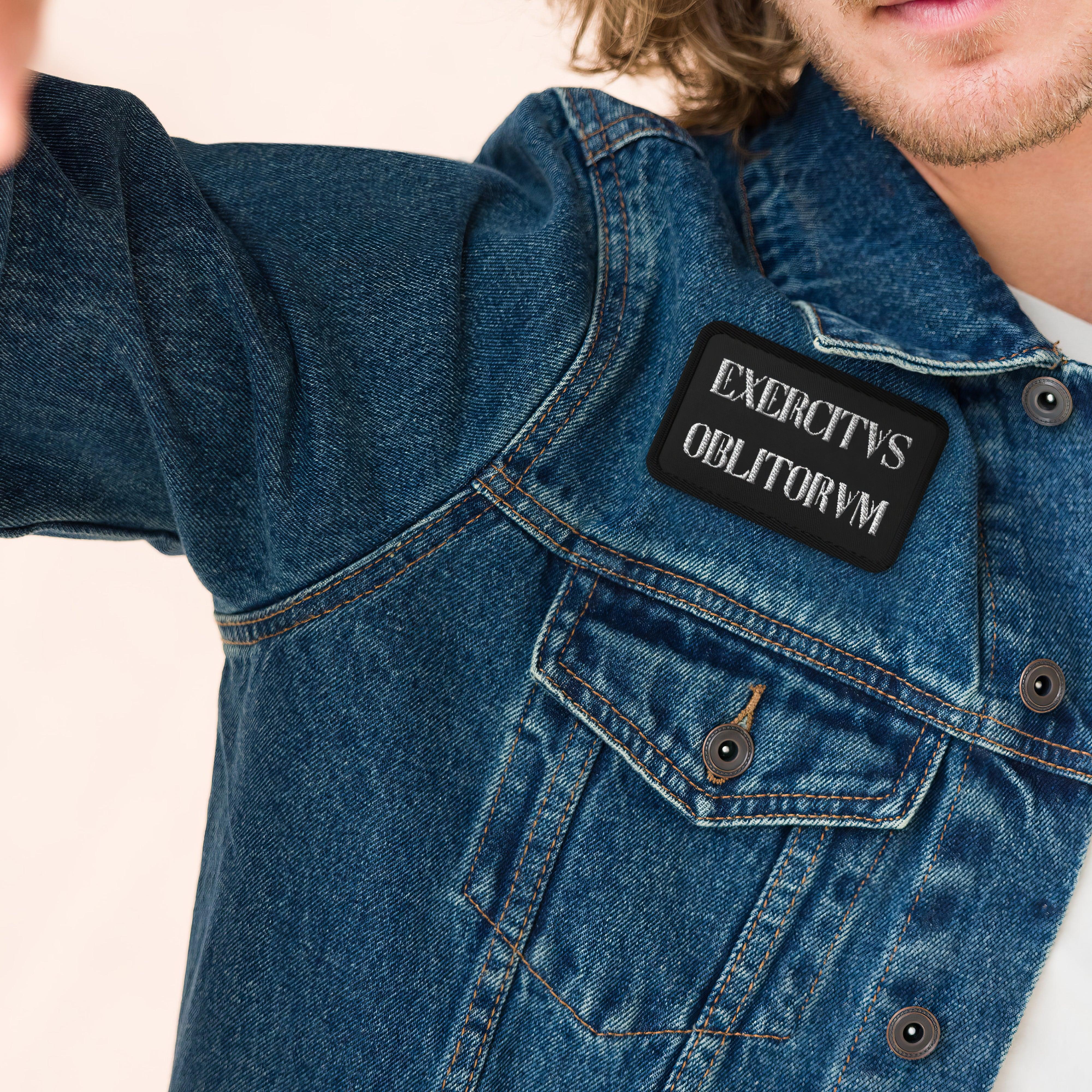 Exercitvs Oblitorvm Embroidered Patches - ["accessories","army","embroidered patch","Exercitus Oblitorum","latin","patch","patches","roman"] | Pale Blood Store
