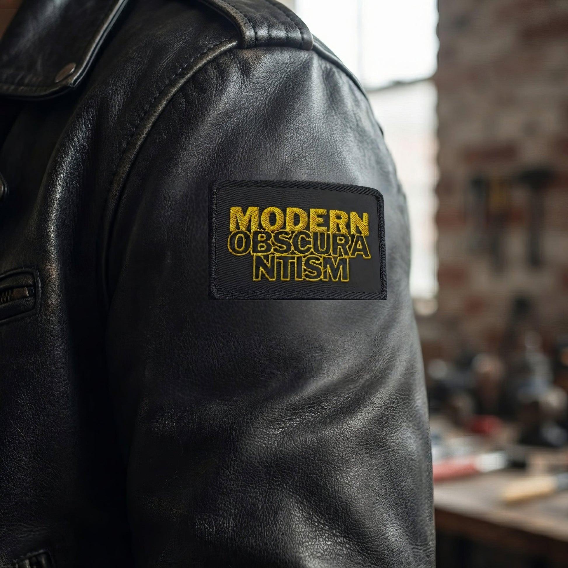 Modern Obscurantism Goth Embroidered Patches - ["dark","death","embroidered","embroidered patch","patch","patches","statement"] | Pale Blood Store
