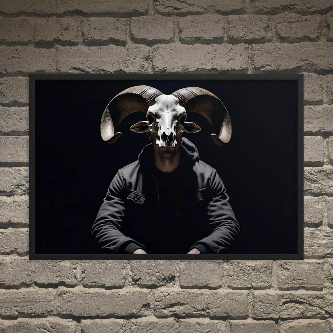 Apostate Goth Aesthetic Framed Poster - Pale Blood Store