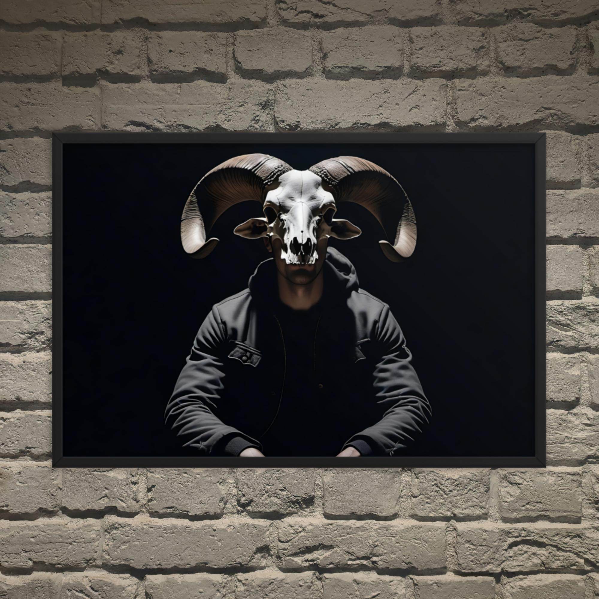 Apostate Goth Aesthetic Framed Poster - Pale Blood Store