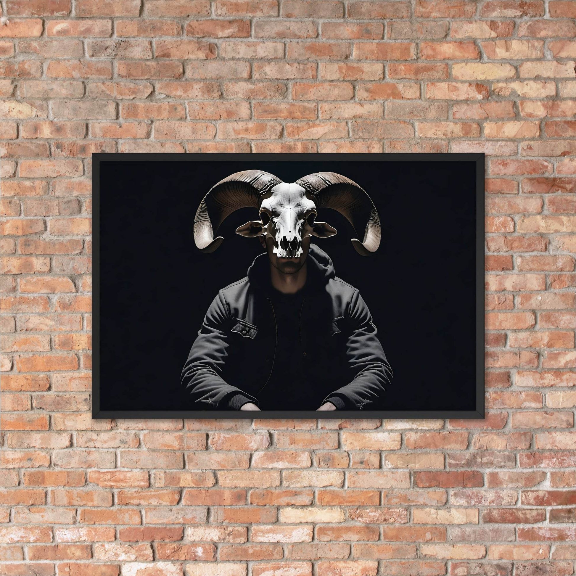 Apostate Goth Aesthetic Framed Poster - Pale Blood Store