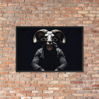 Apostate Goth Aesthetic Framed Poster - Pale Blood Store