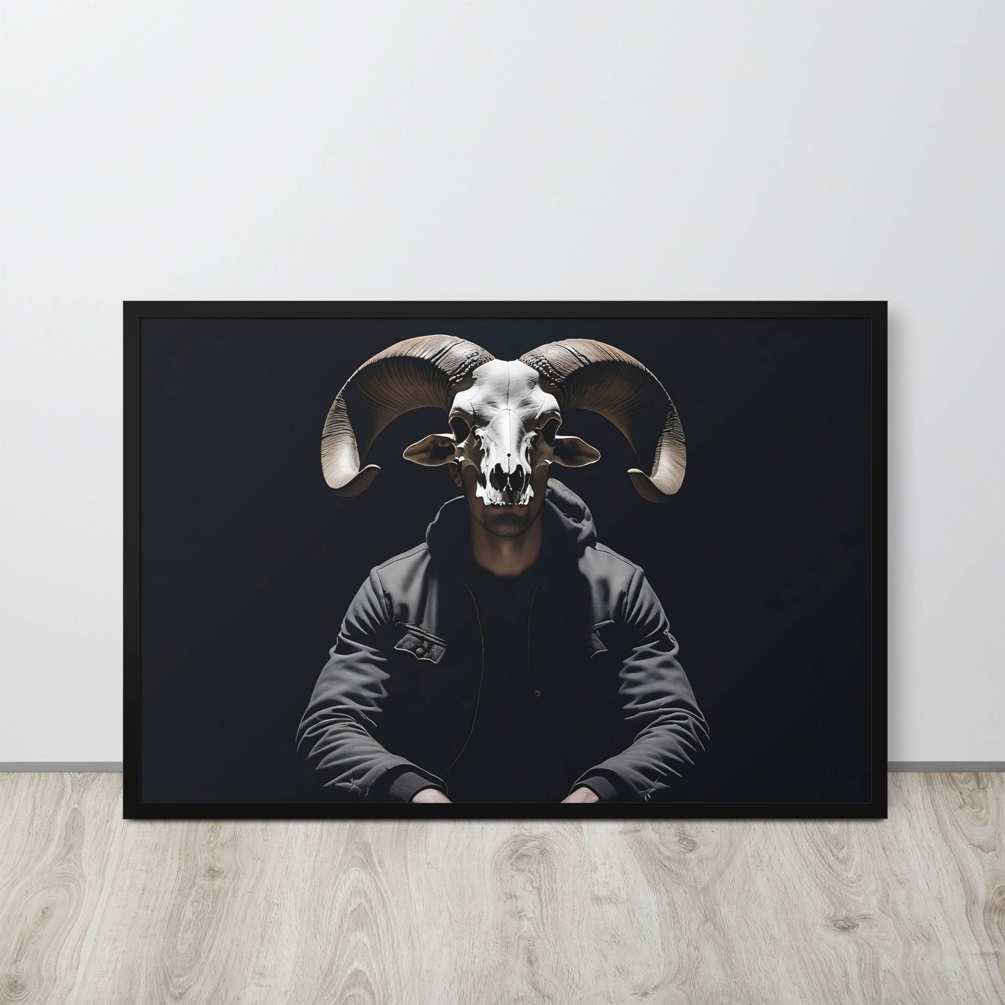 Apostate Goth Aesthetic Framed Poster - Pale Blood Store