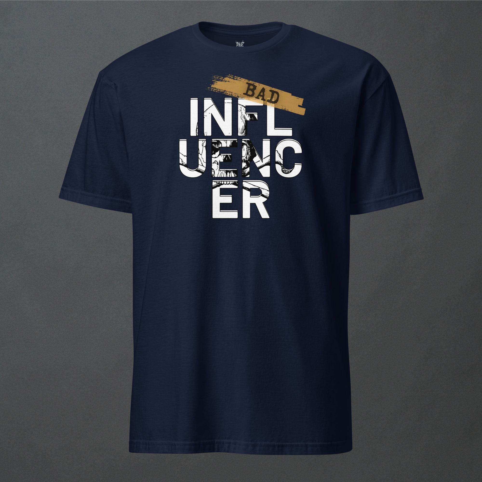 Bad Influencer Goth Minimalist Unisex T-Shirt - Pale Blood Store