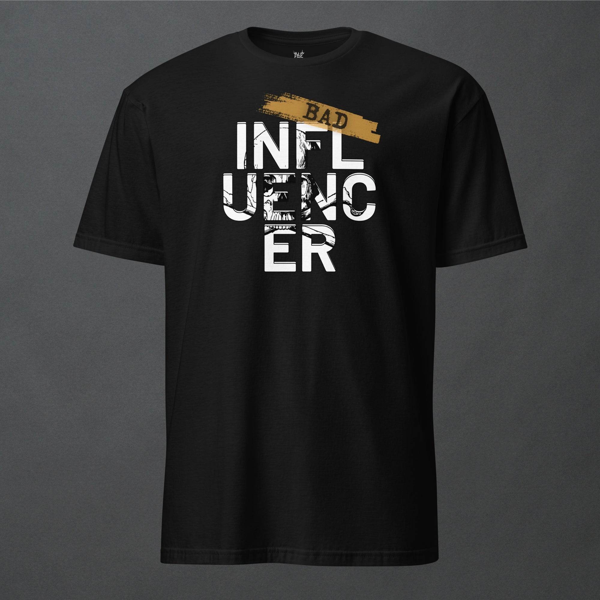 Bad Influencer Goth Minimalist Unisex T-Shirt - Pale Blood Store
