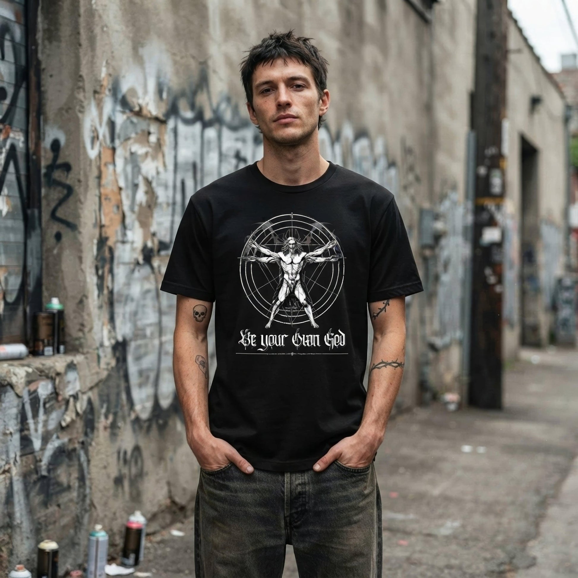 Be Your Own God Neo Goth Unisex T-Shirt - Pale Blood Store