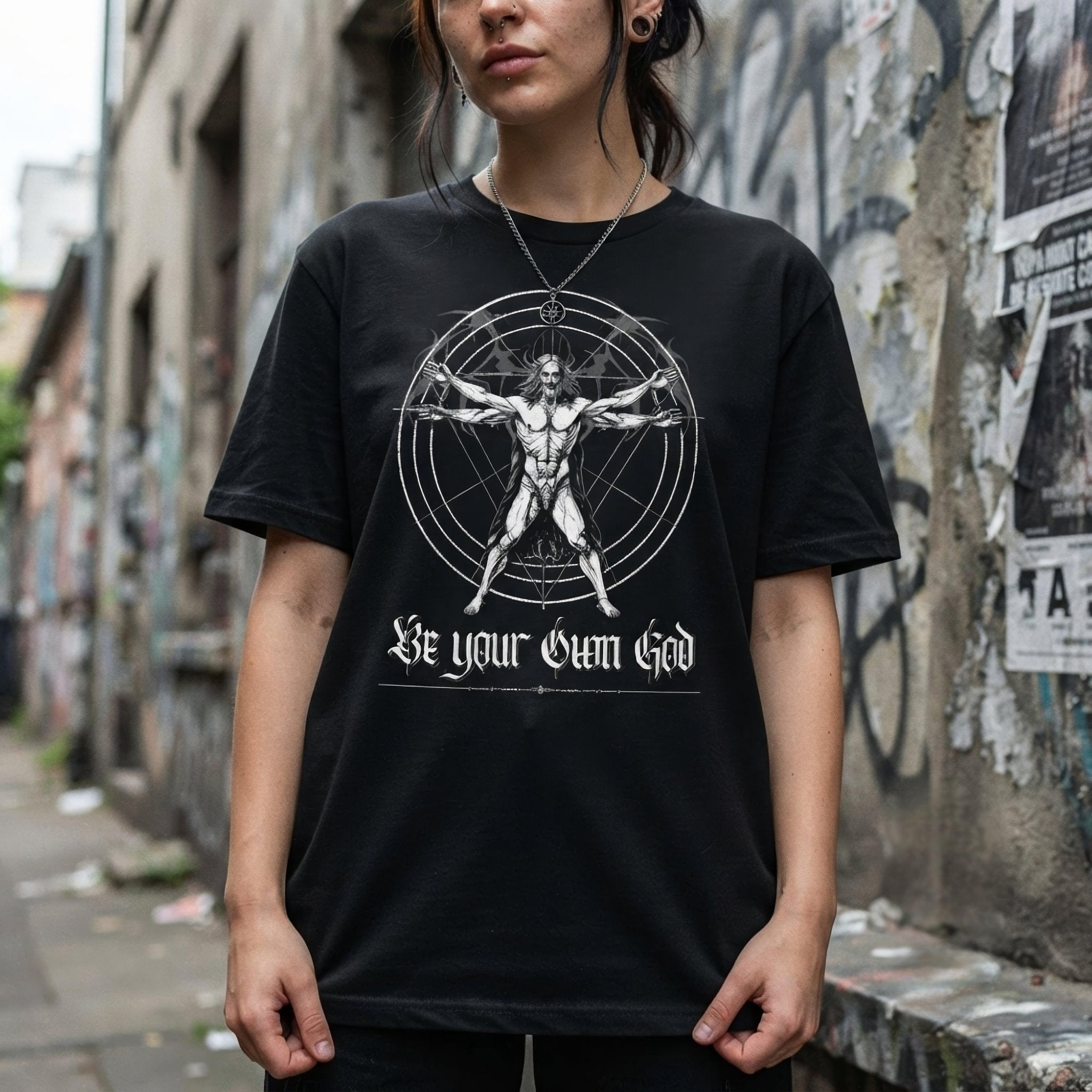 Be Your Own God Neo Goth Unisex T-Shirt - Pale Blood Store
