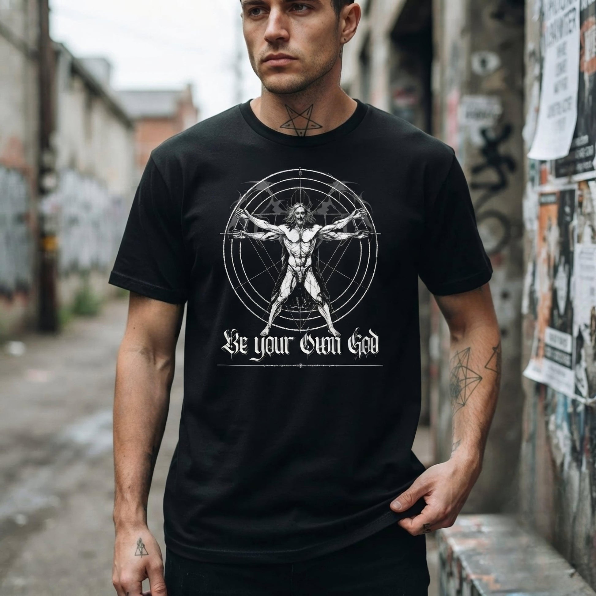 Be Your Own God Neo Goth Unisex T-Shirt - Pale Blood Store