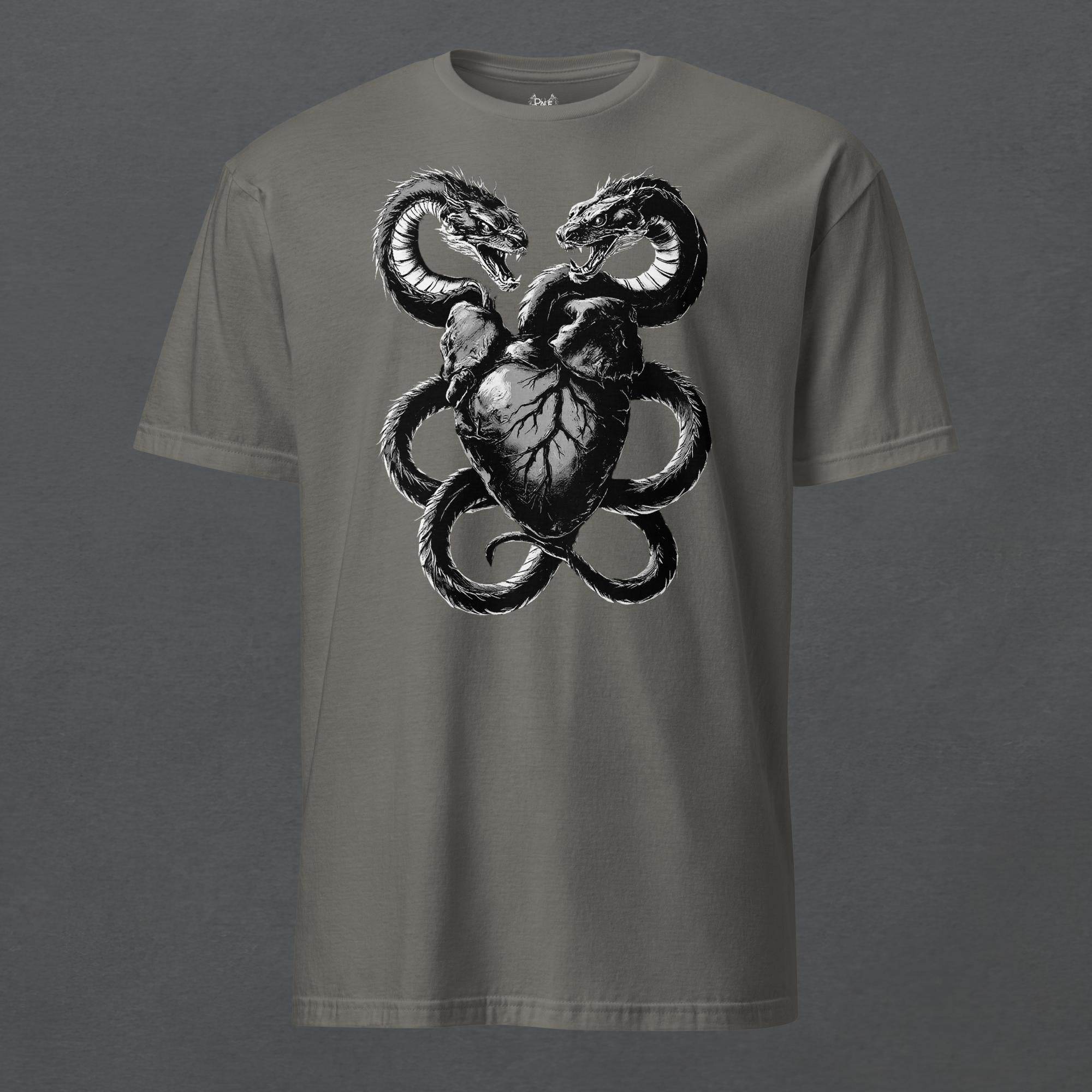 Black Heart Black Metal Style Unisex T-Shirt - Pale Blood Store