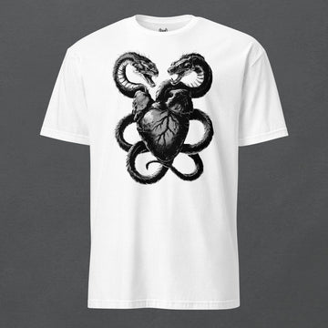 Black Heart Black Metal Style Unisex T-Shirt - Pale Blood Store