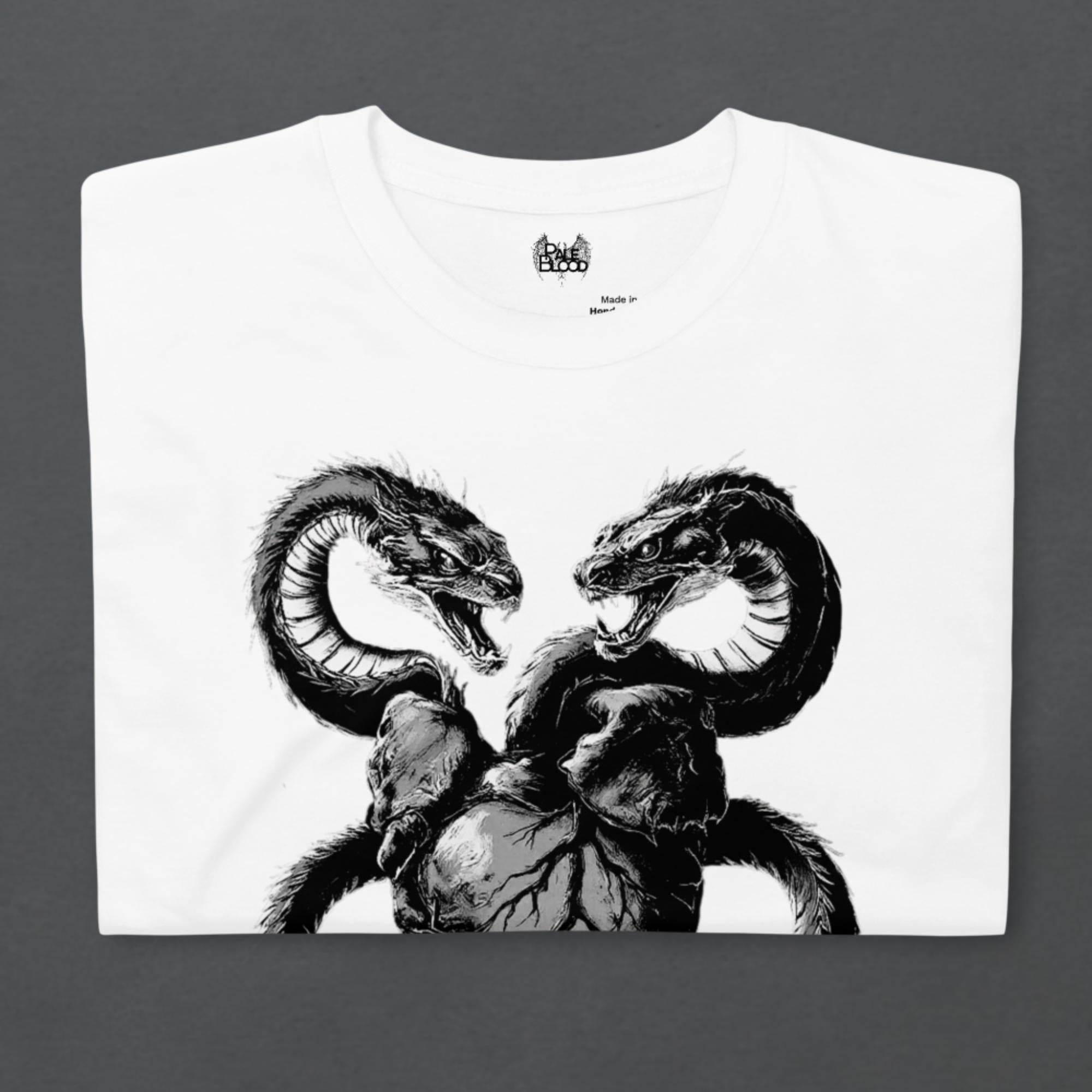 Black Heart Black Metal Style Unisex T-Shirt - Pale Blood Store