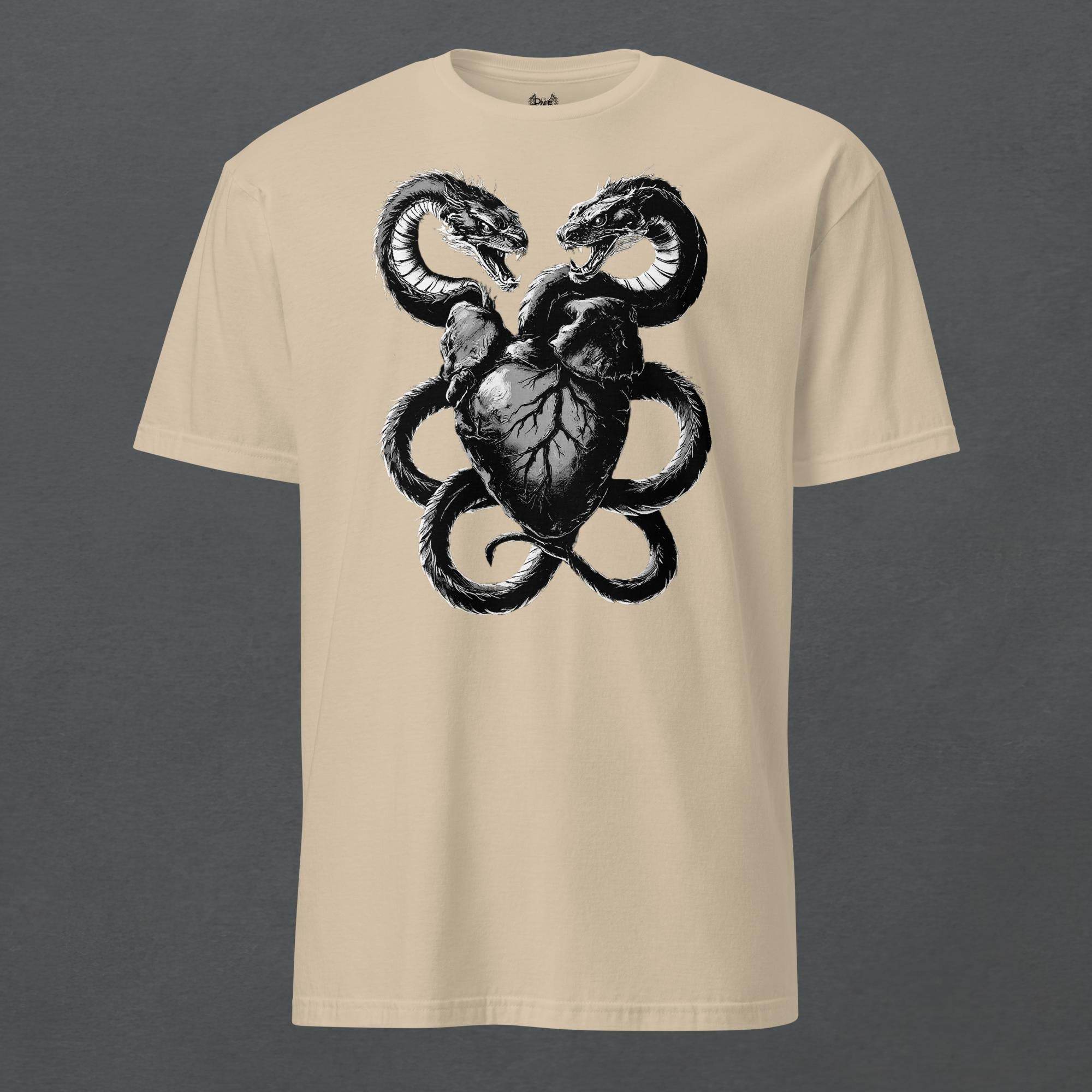 Black Heart Black Metal Style Unisex T-Shirt - Pale Blood Store