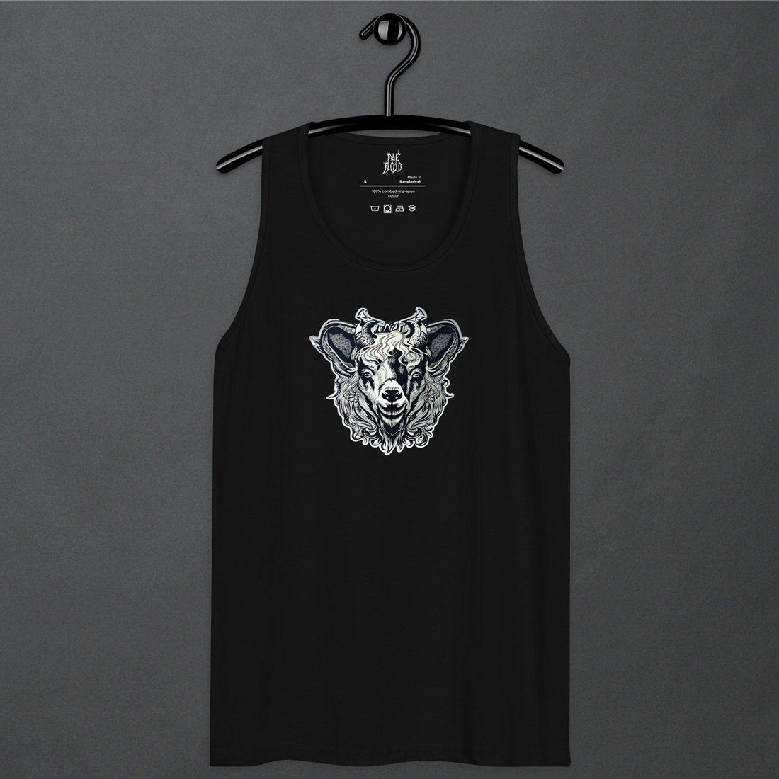 Black Phil Neo Goth Mens Premium Tank Top - Pale Blood Store