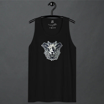 Black Phil Neo Goth Mens Premium Tank Top - Pale Blood Store