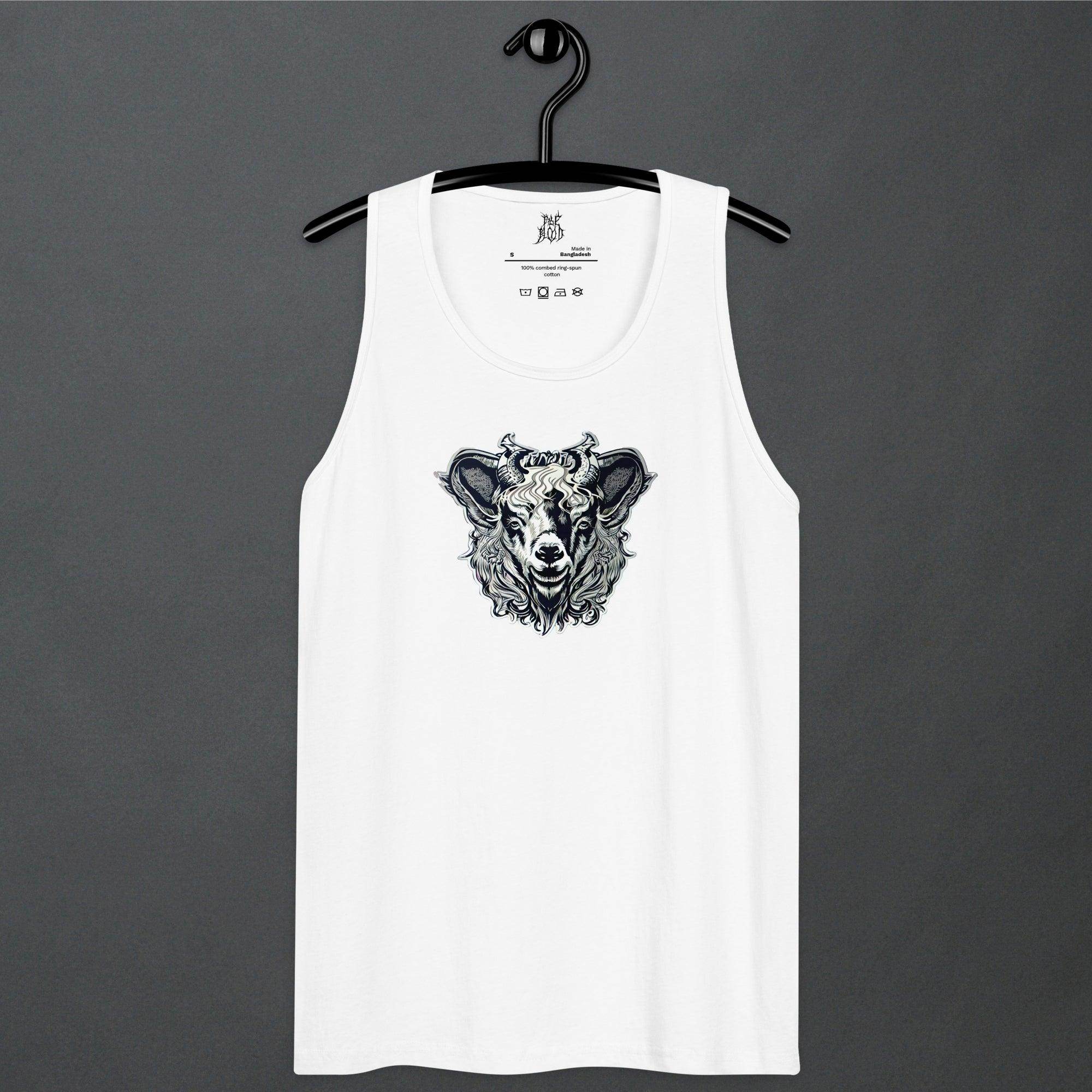 Black Phil Neo Goth Mens Premium Tank Top - Pale Blood Store