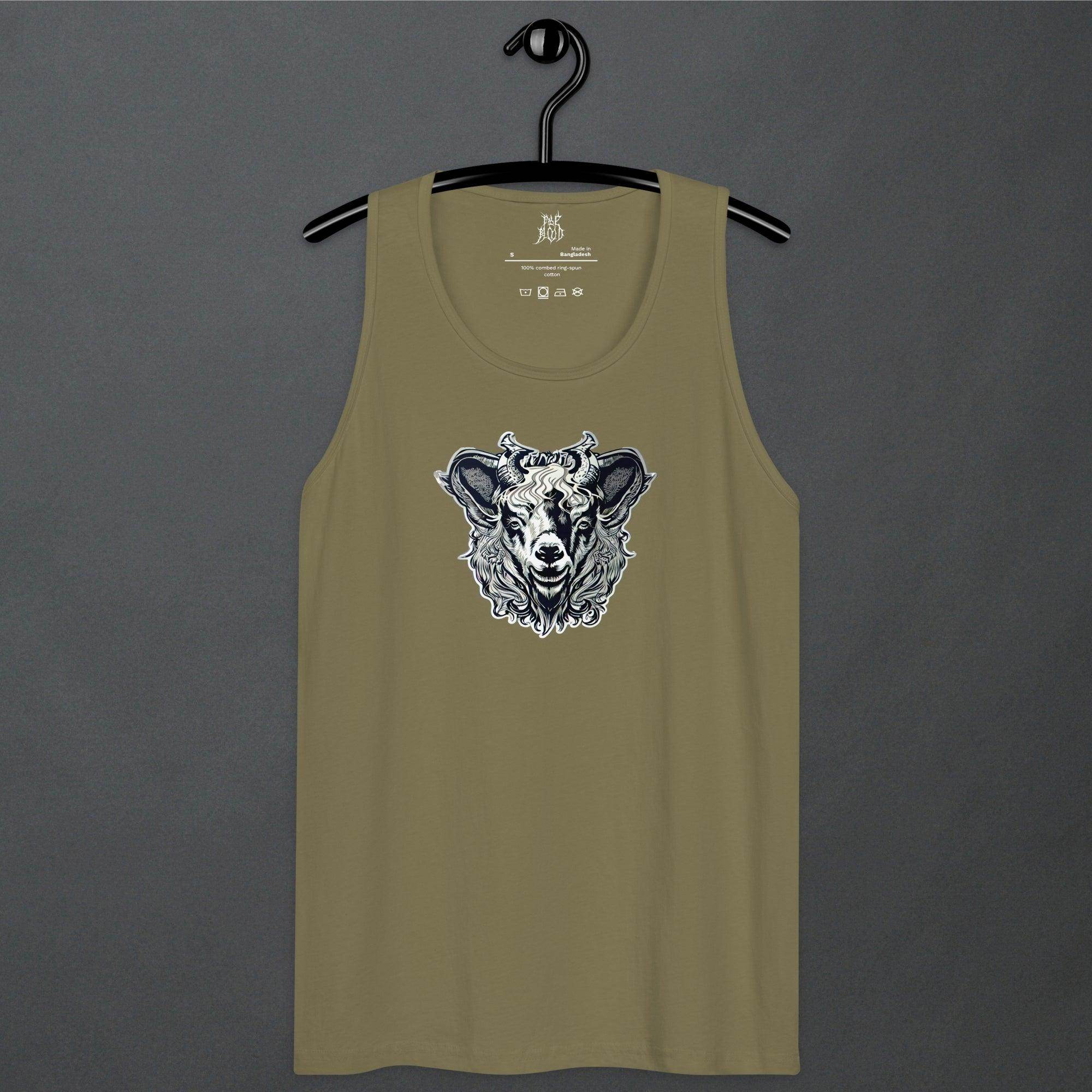 Black Phil Neo Goth Mens Premium Tank Top - Pale Blood Store