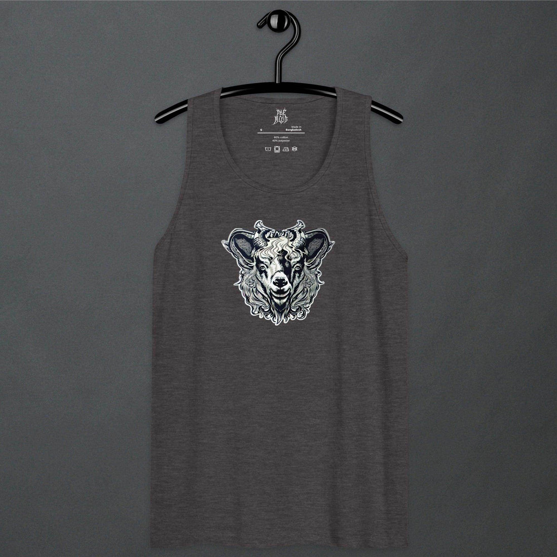 Black Phil Neo Goth Mens Premium Tank Top - Pale Blood Store