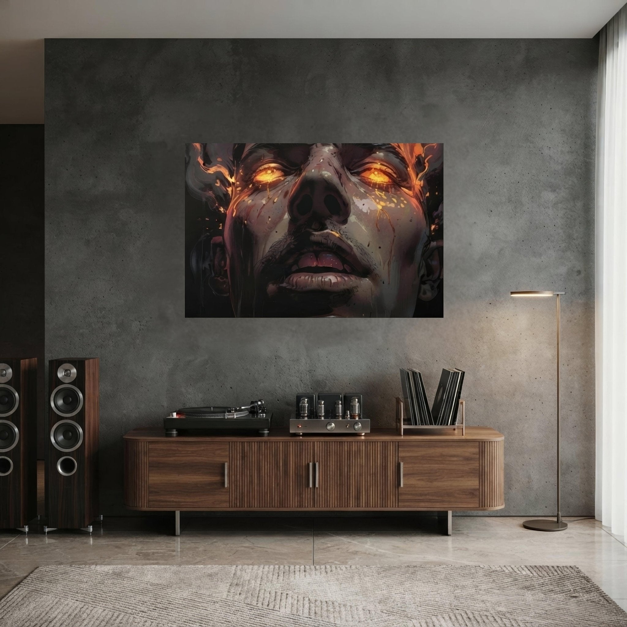 Blinding Rage Dark Anime Metal Prints - Pale Blood Store