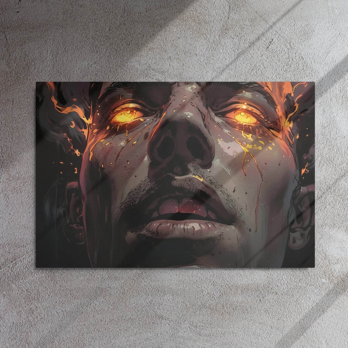 Biding Rage Blinding Rage Dark Anime Metal Prints | Pale Blood Store