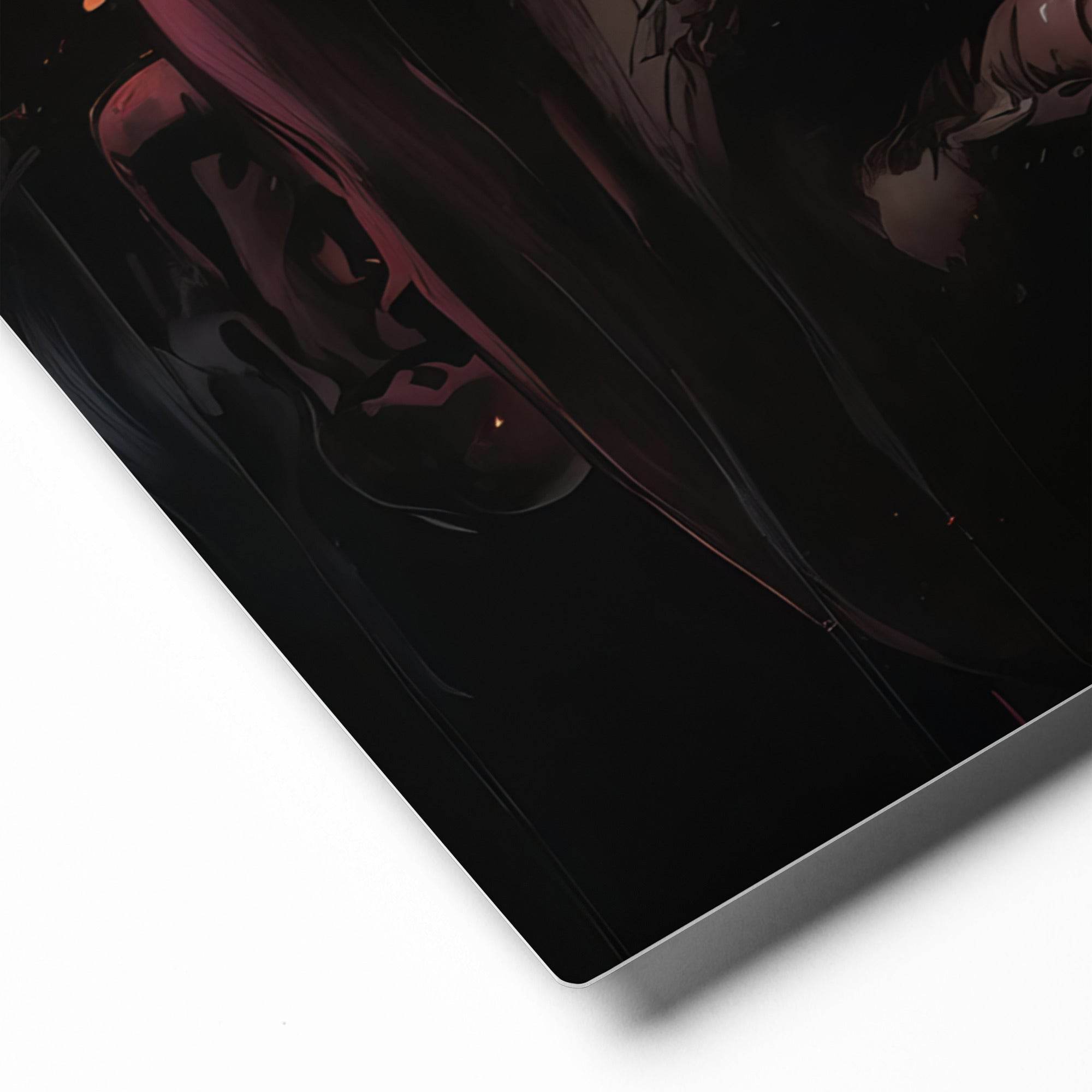 Blinding Rage Dark Anime Metal Prints - Pale Blood Store