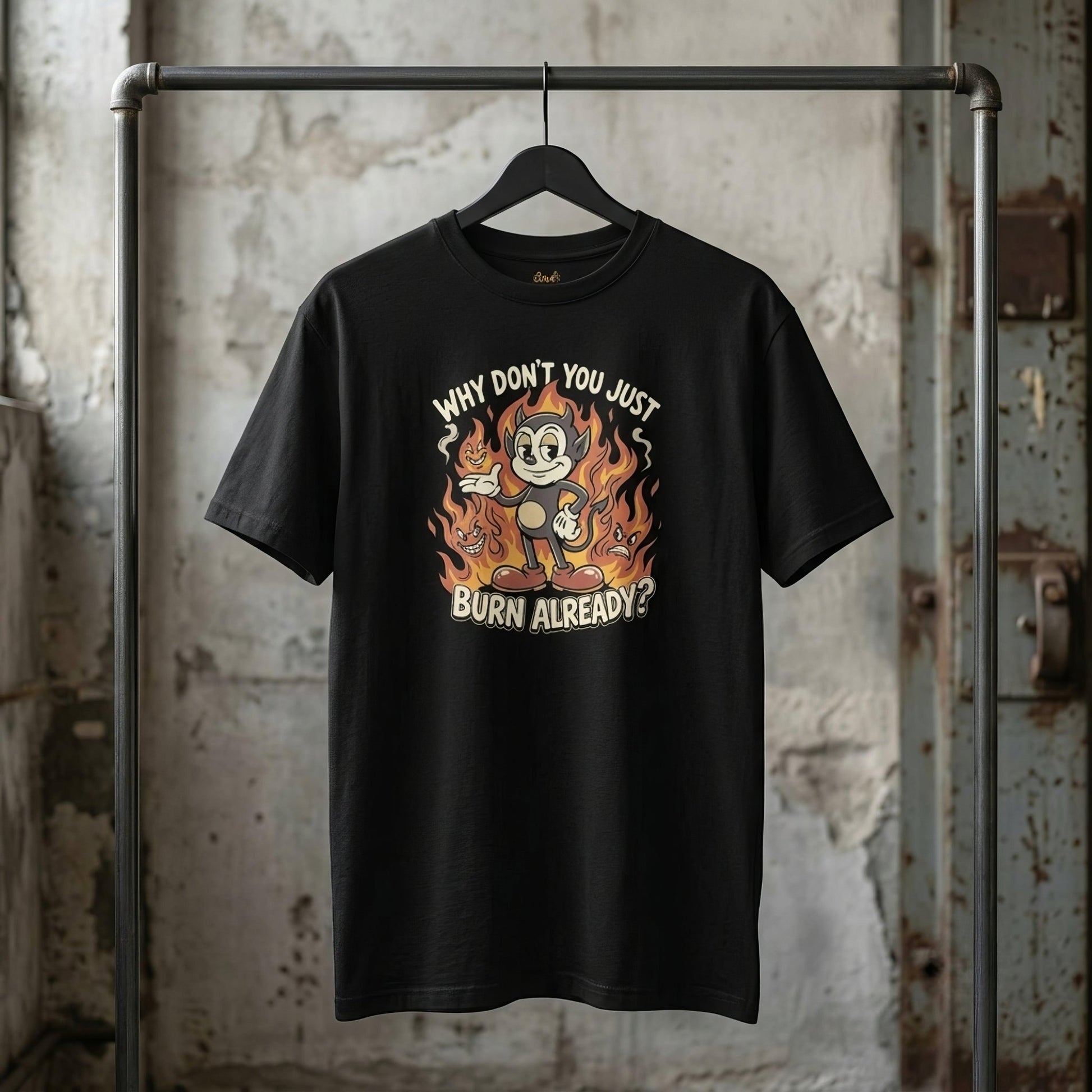 Burn Already Unisex T-Shirt - ["dark","dark humor","men","t-shirt","tee","tshirt","unisex","women"] | Pale Blood Store