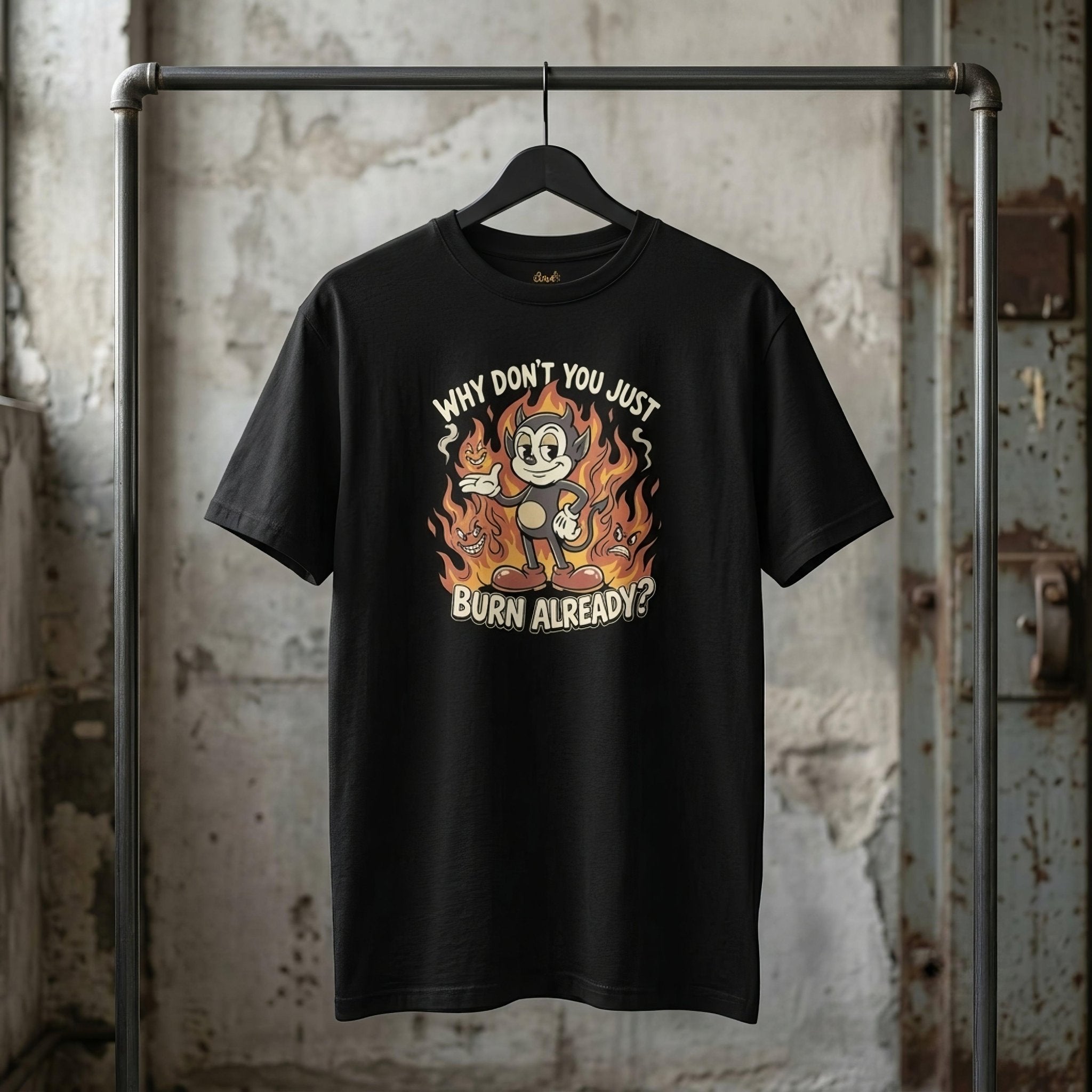 Burn Already Unisex T-Shirt - ["dark","dark humor","men","t-shirt","tee","tshirt","unisex","women"] | Pale Blood Store