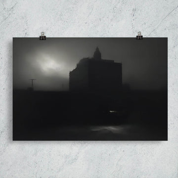 Darkened Horizons Dark Aesthetic Poster - Pale Blood Store