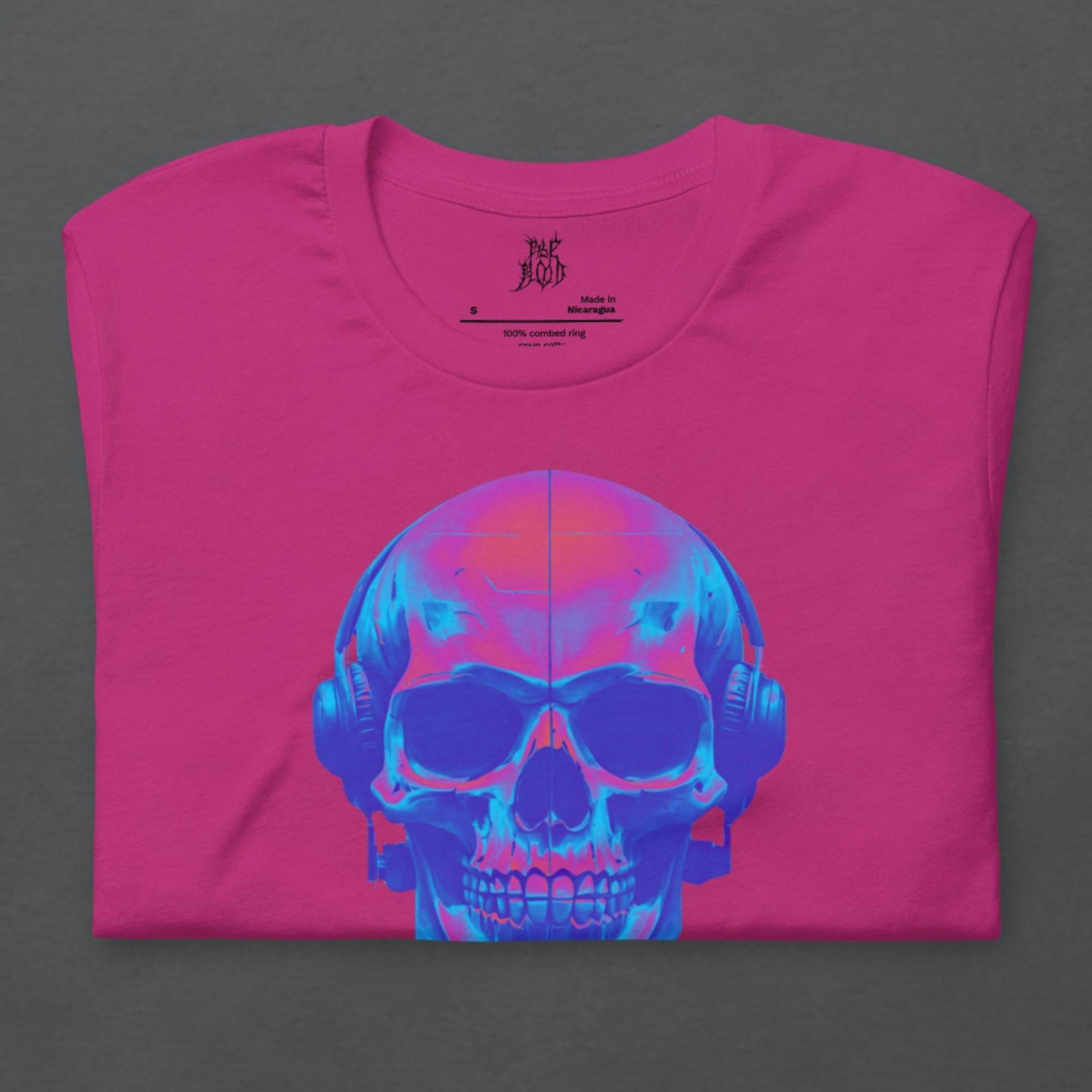 Deadly Rhythms Cyber Goth Aesthetic Unisex T-Shirt - Pale Blood Store