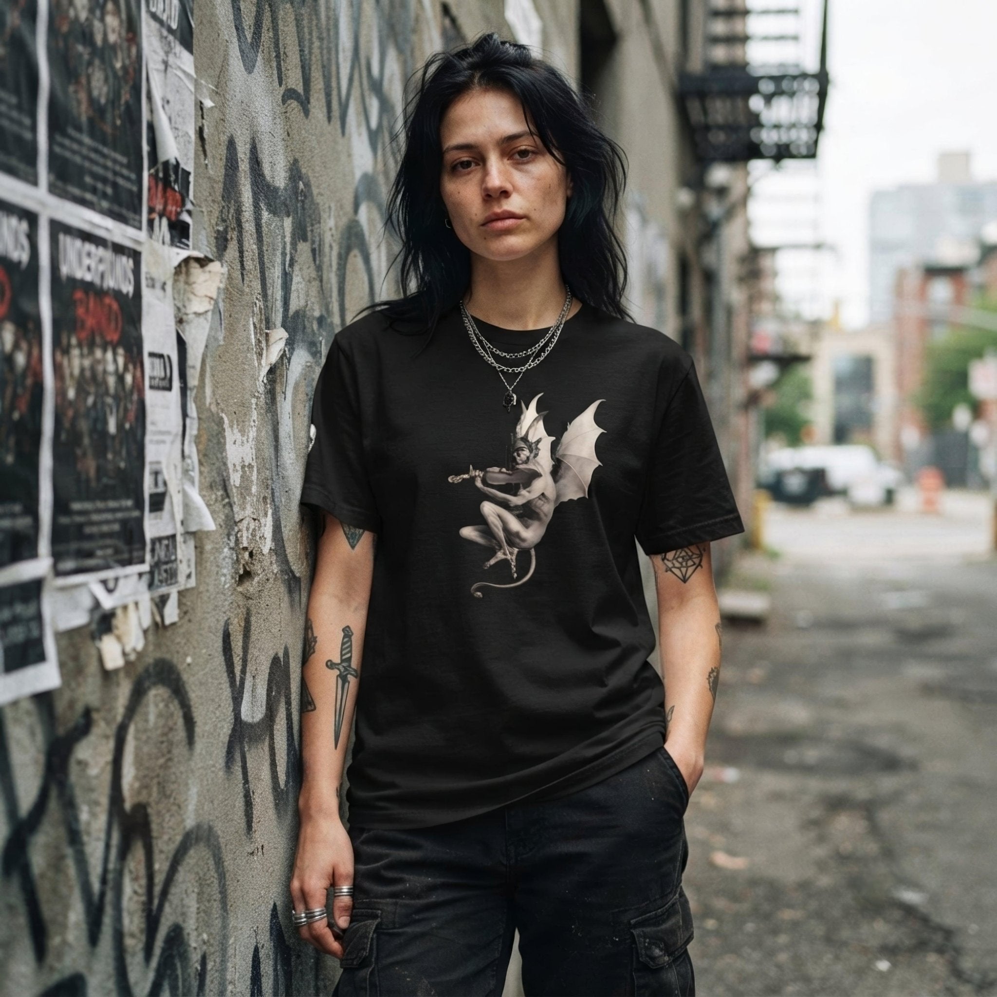 Devils Sonata Goth Aesthetic Unisex T-Shirt - Pale Blood Store