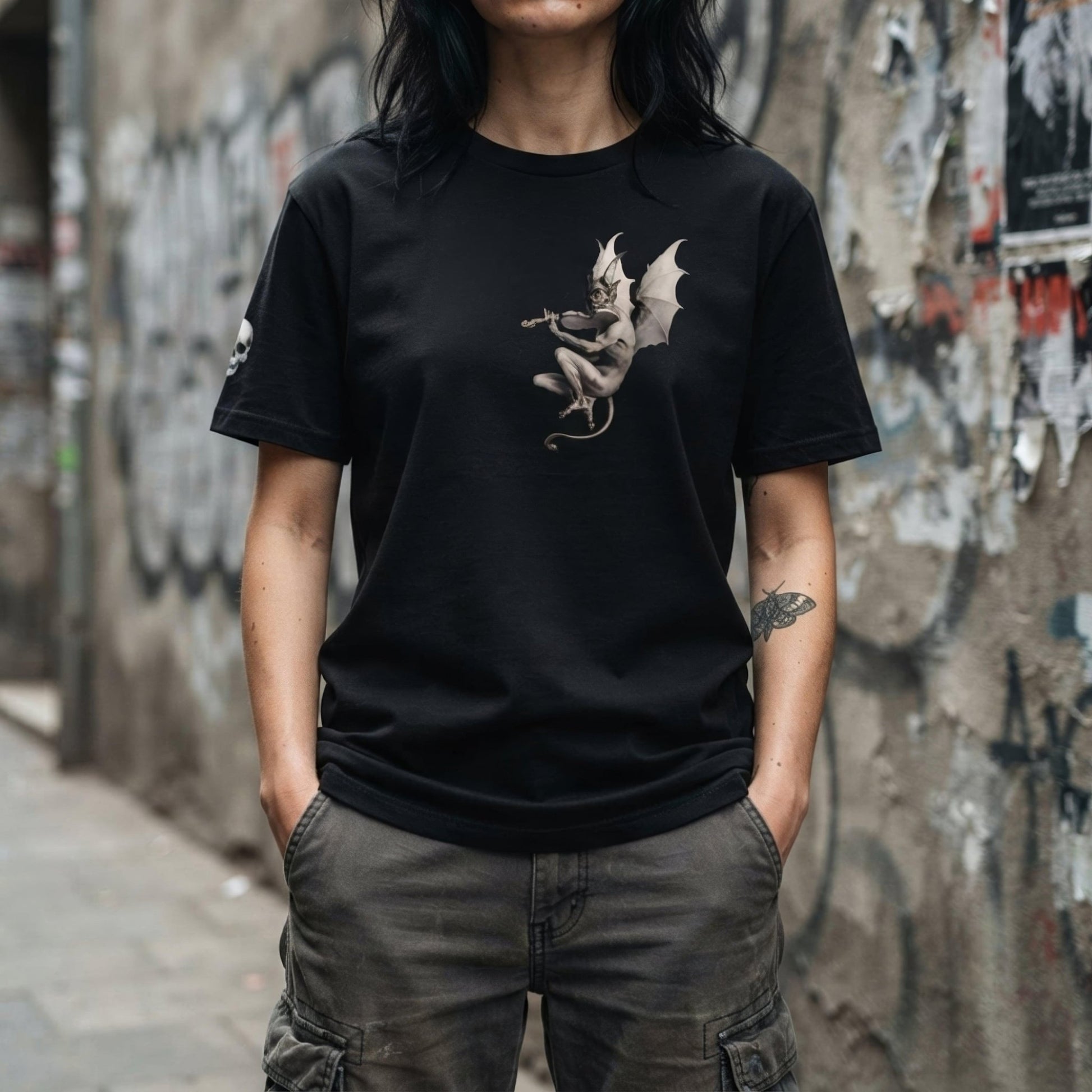 Devils Sonata Goth Aesthetic Unisex T-Shirt - Pale Blood Store