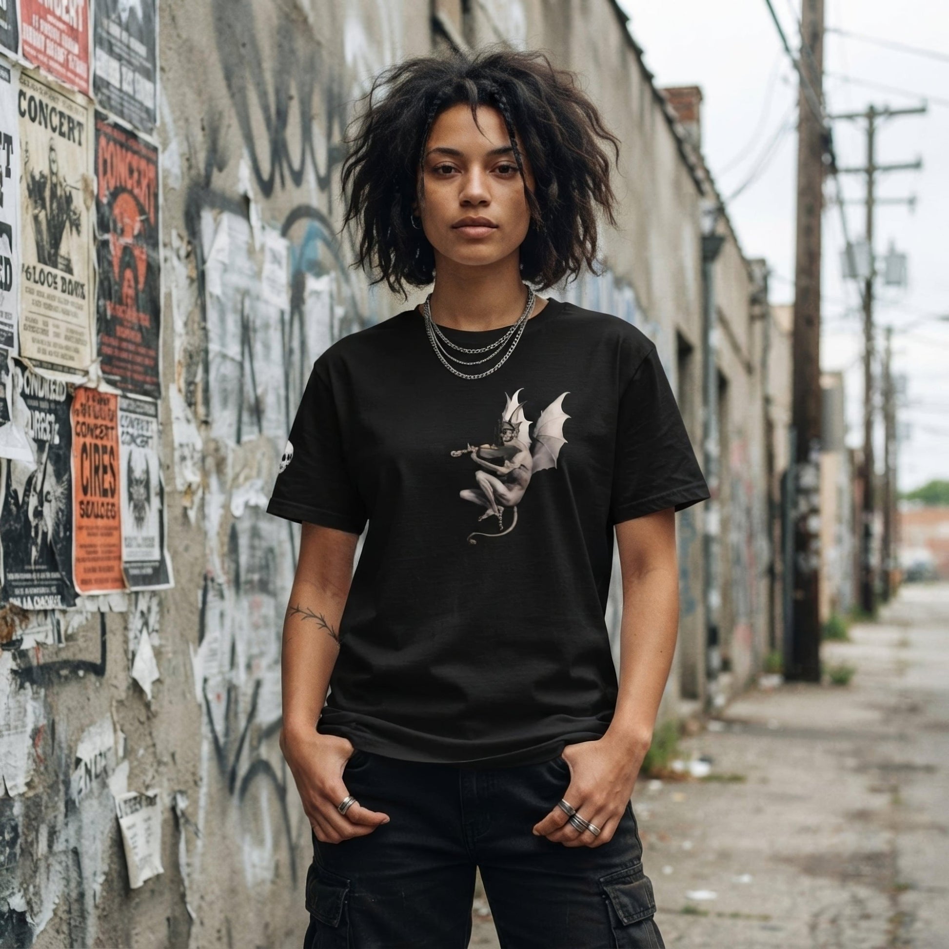 Devils Sonata Goth Aesthetic Unisex T-Shirt - Pale Blood Store