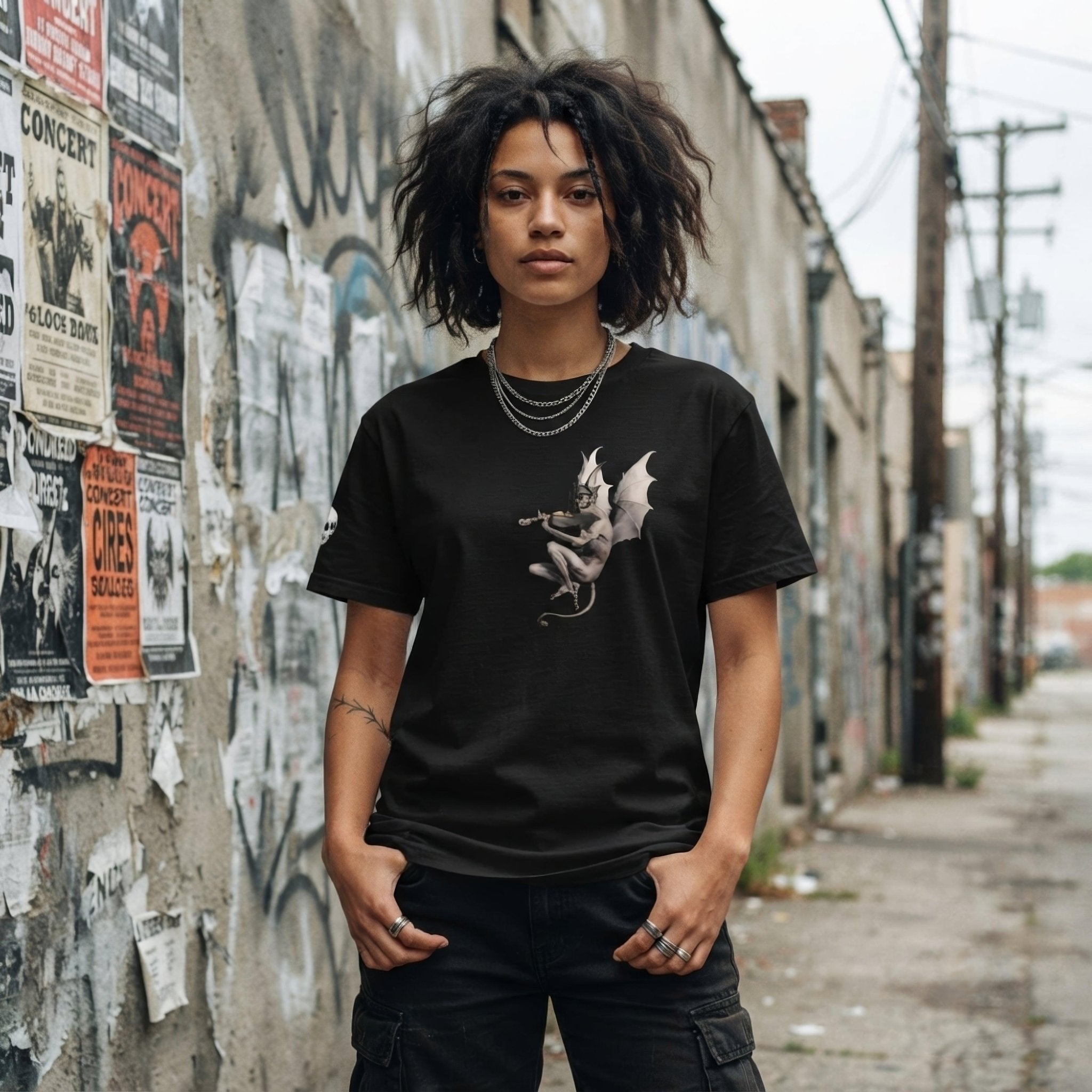 Devils Sonata Goth Aesthetic Unisex T-Shirt - Pale Blood Store