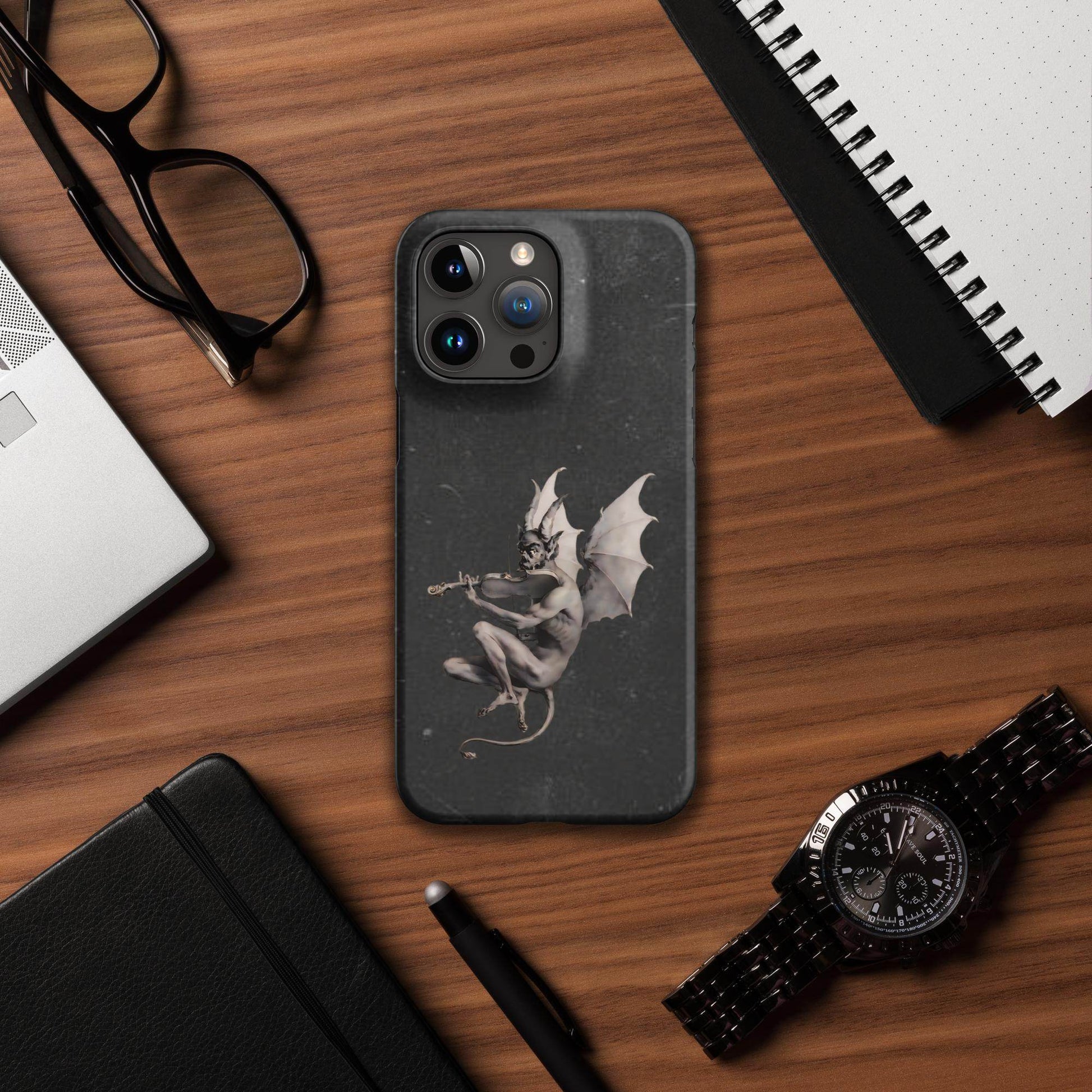 Devils Sonata Goth Aesthetics Snap Case for iPhone® - Pale Blood Store