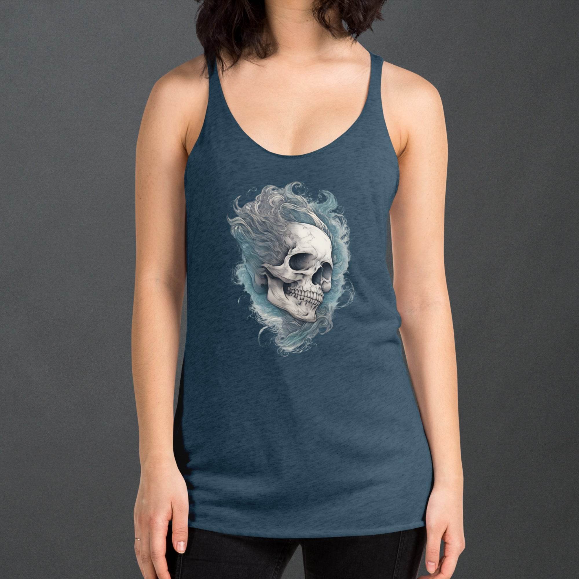 Divine Deceit Goth Aesthetic Women's Racerback Tank - Pale Blood Store