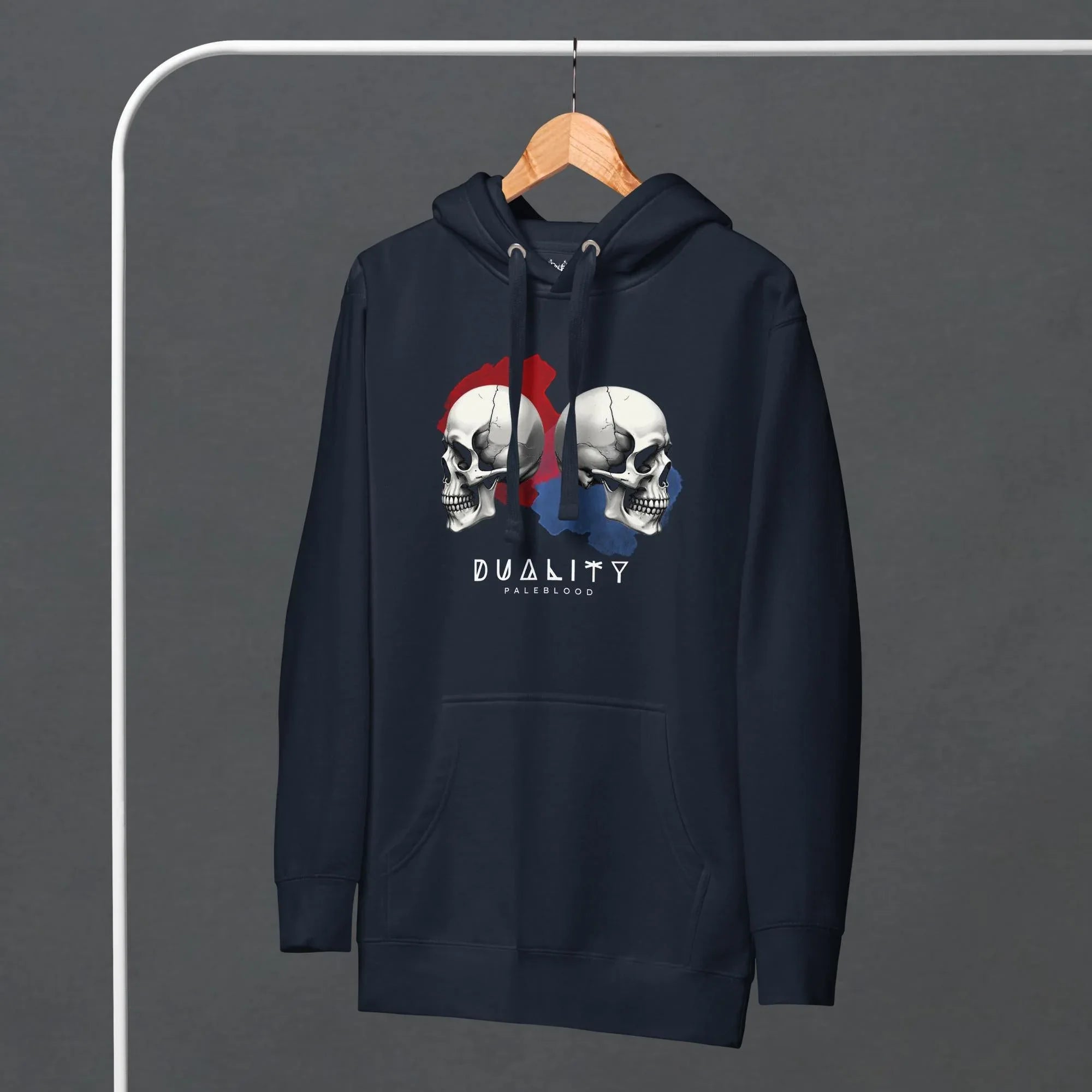 Duality Neo Goth Unisex Hoodie - Pale Blood Store