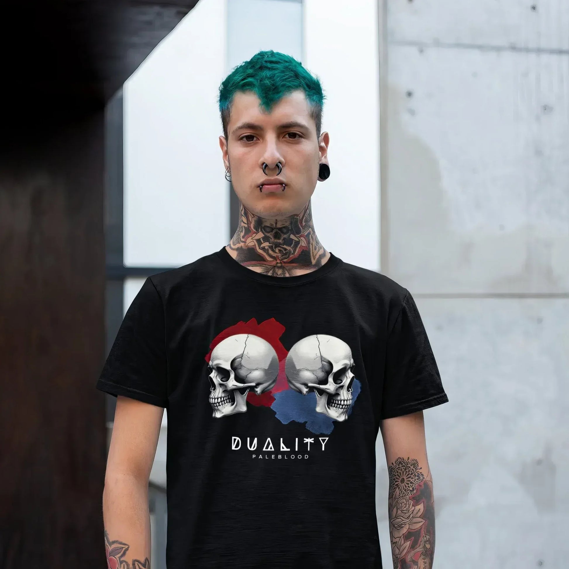 Duality Neo Goth Unisex T-Shirt - Pale Blood Store
