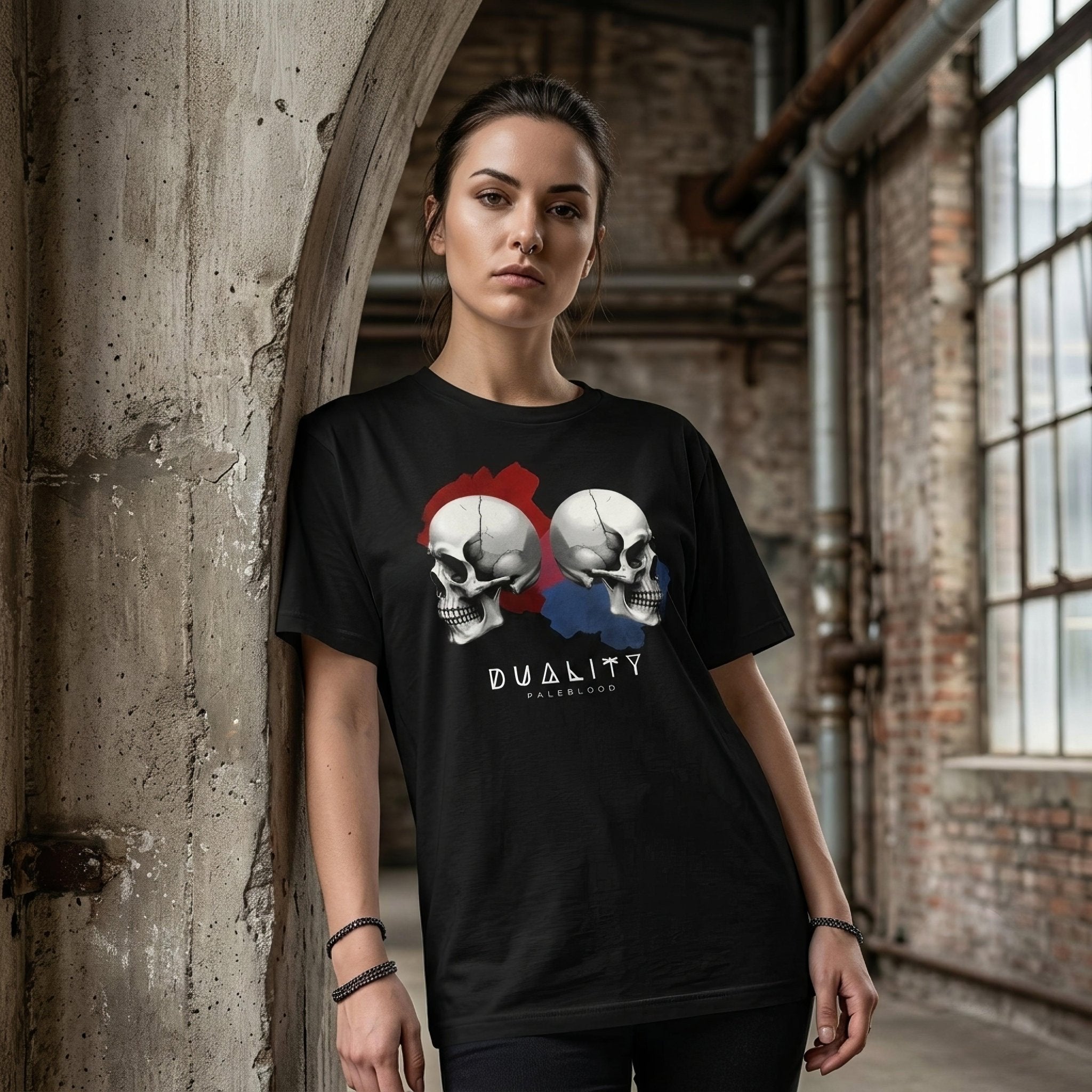 Duality Neo Goth Unisex T-Shirt - ["apparel","duality","men","t-shirt","tee","tshirt","unisex","women"] | Pale Blood Store