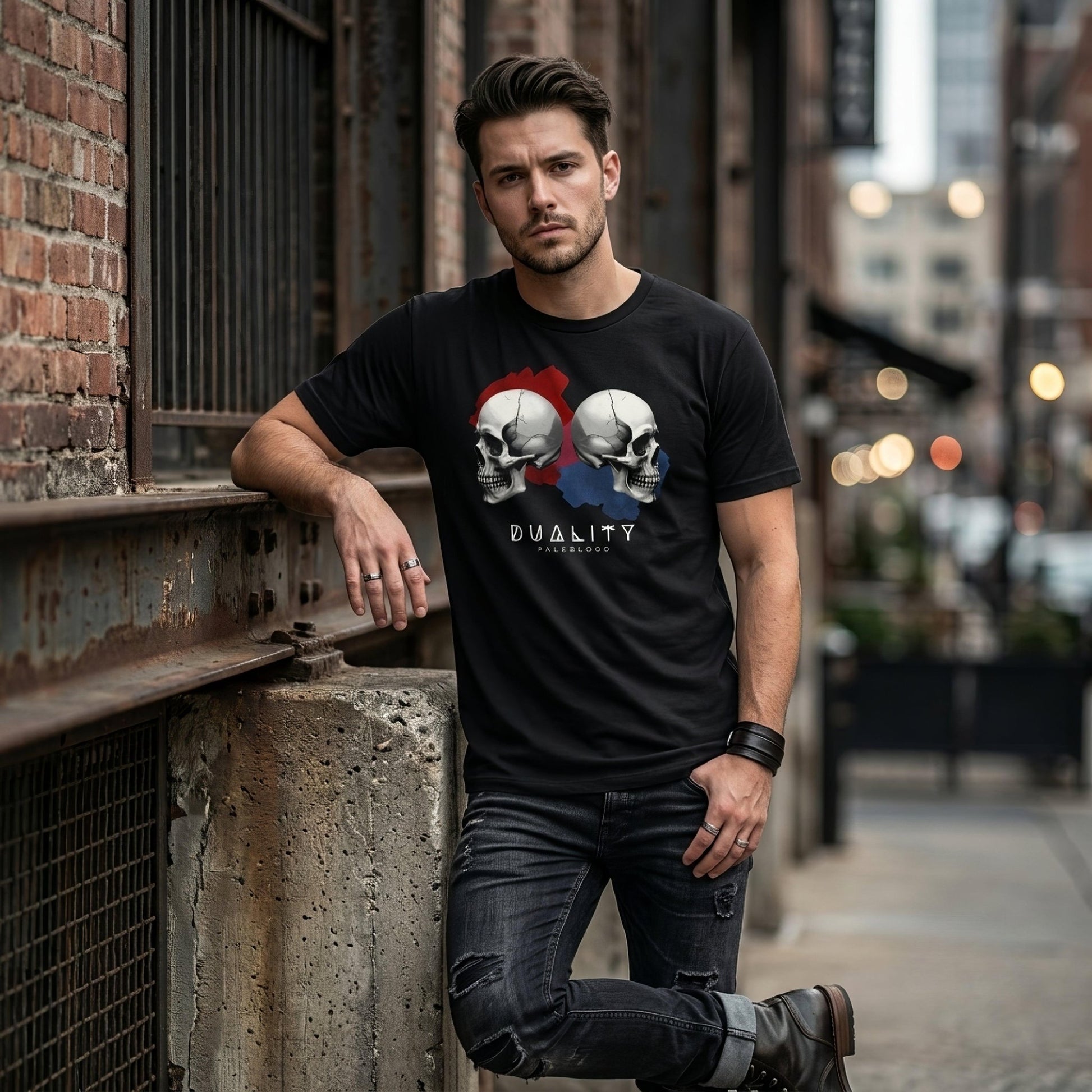 Duality Neo Goth Unisex T-Shirt - ["apparel","duality","men","t-shirt","tee","tshirt","unisex","women"] | Pale Blood Store