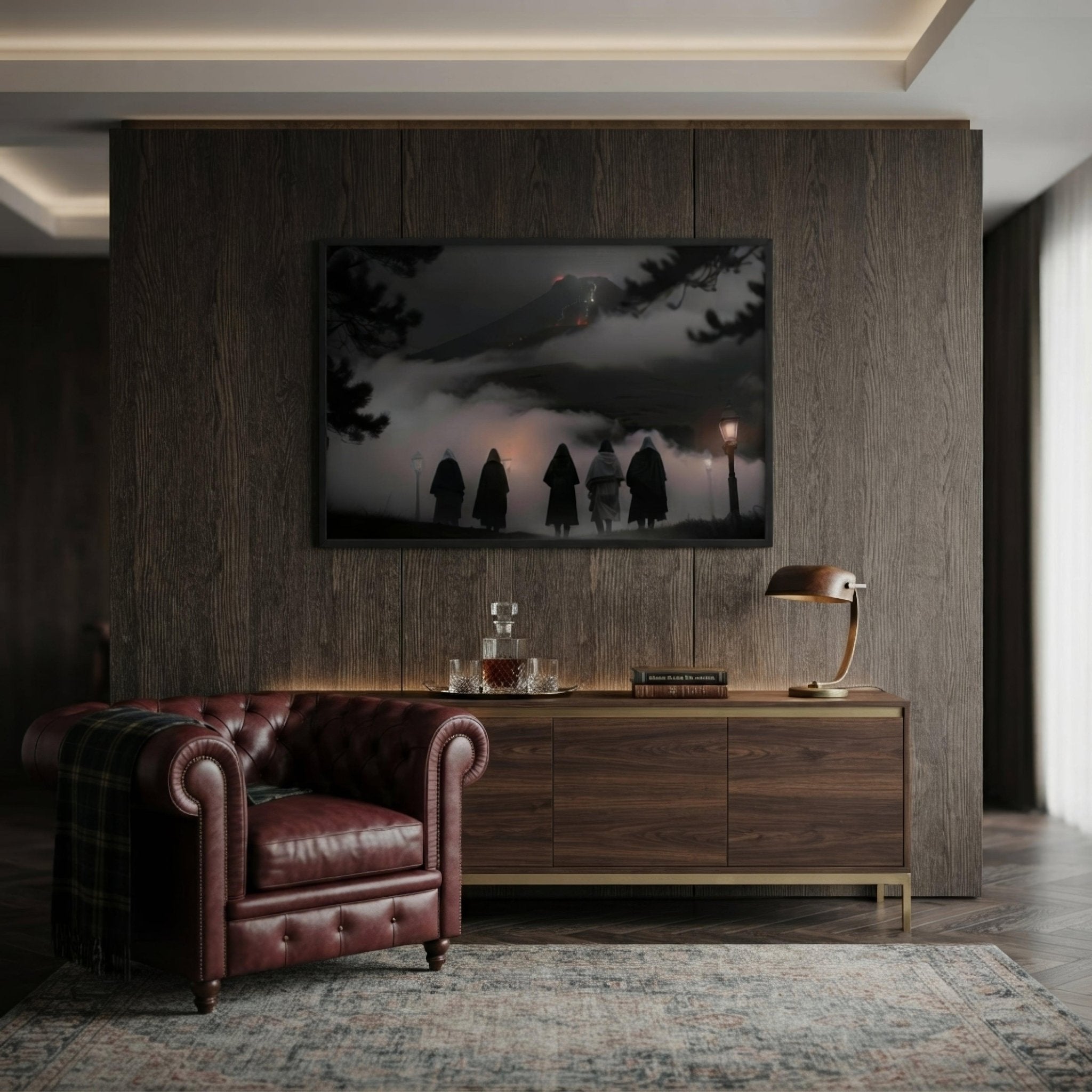 El Funeral Dark Aesthetic Framed Poster - Pale Blood Store