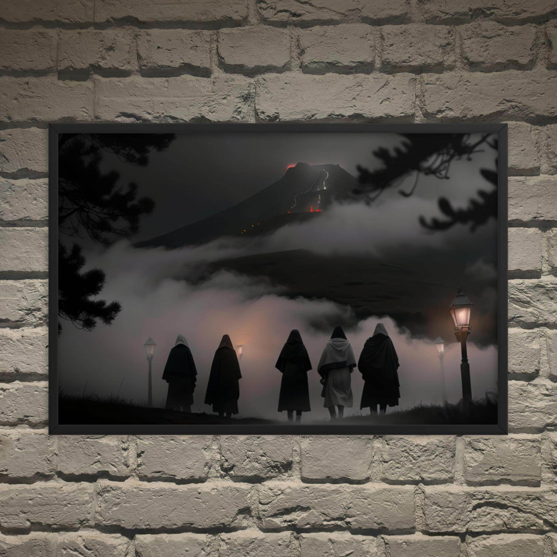 El Funeral Dark Aesthetic Framed Poster - Pale Blood Store