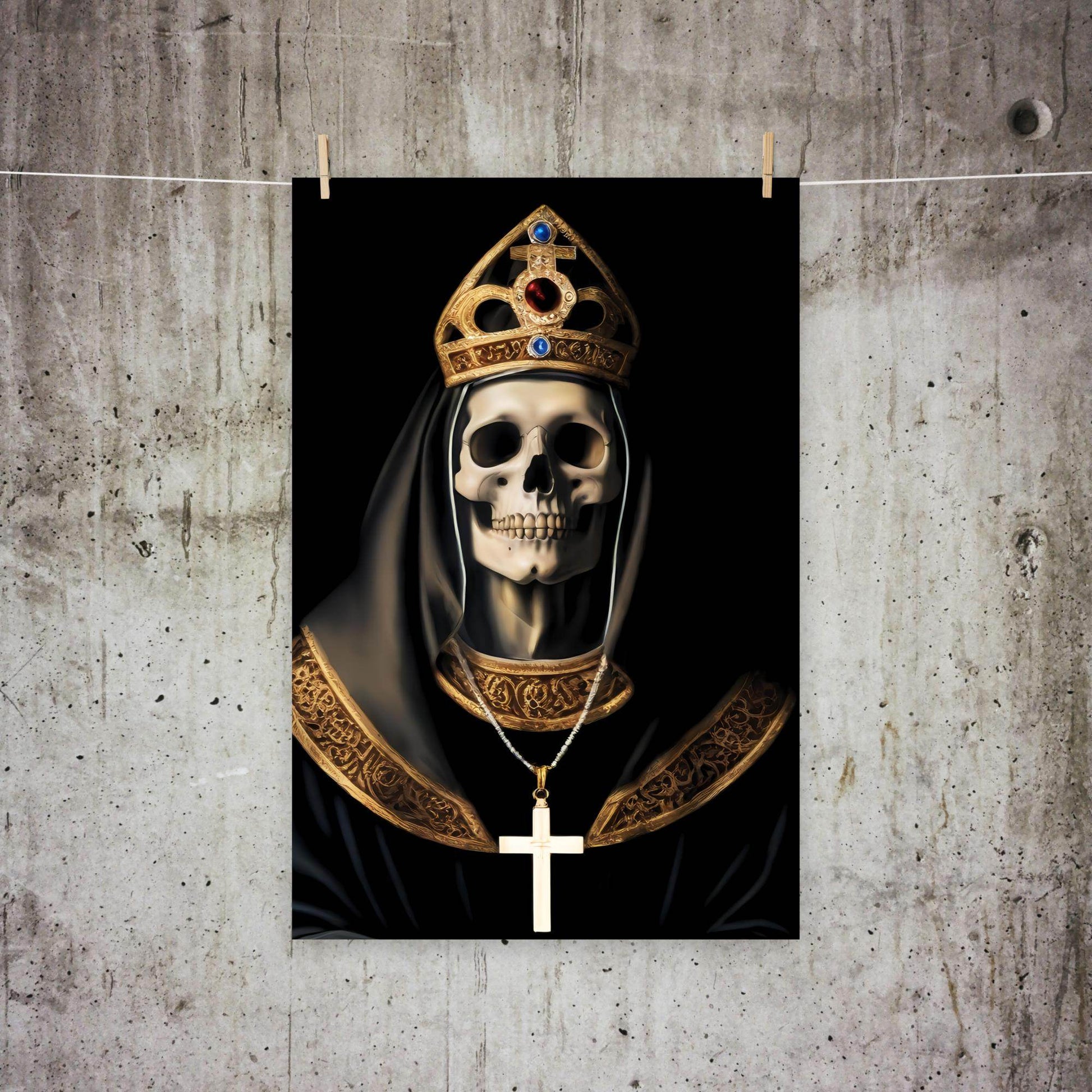 Divine Deception Goth Aesthetic Poster - Pale Blood Store
