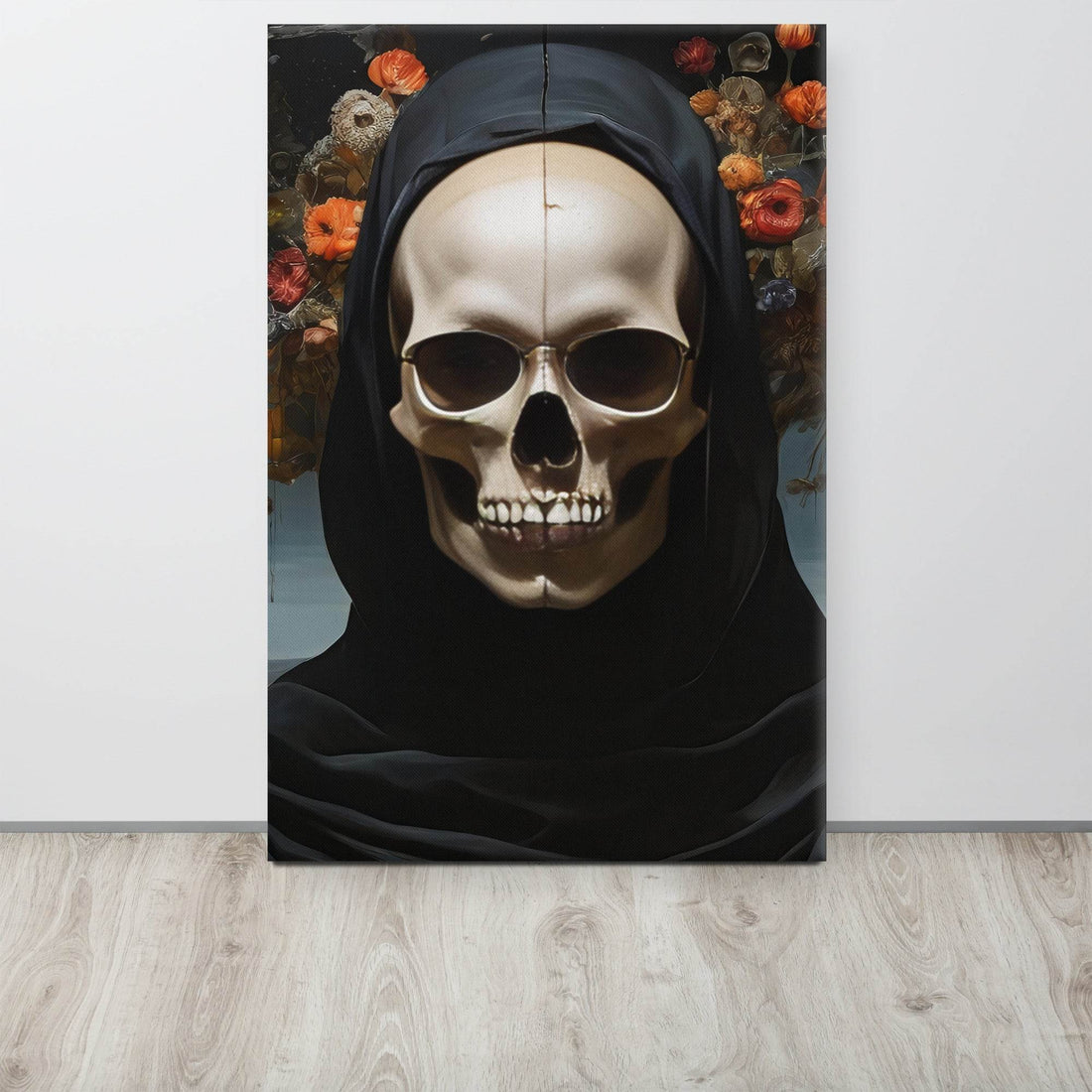 Eternal Bloom Goth Aesthetic Canvas - Pale Blood Store