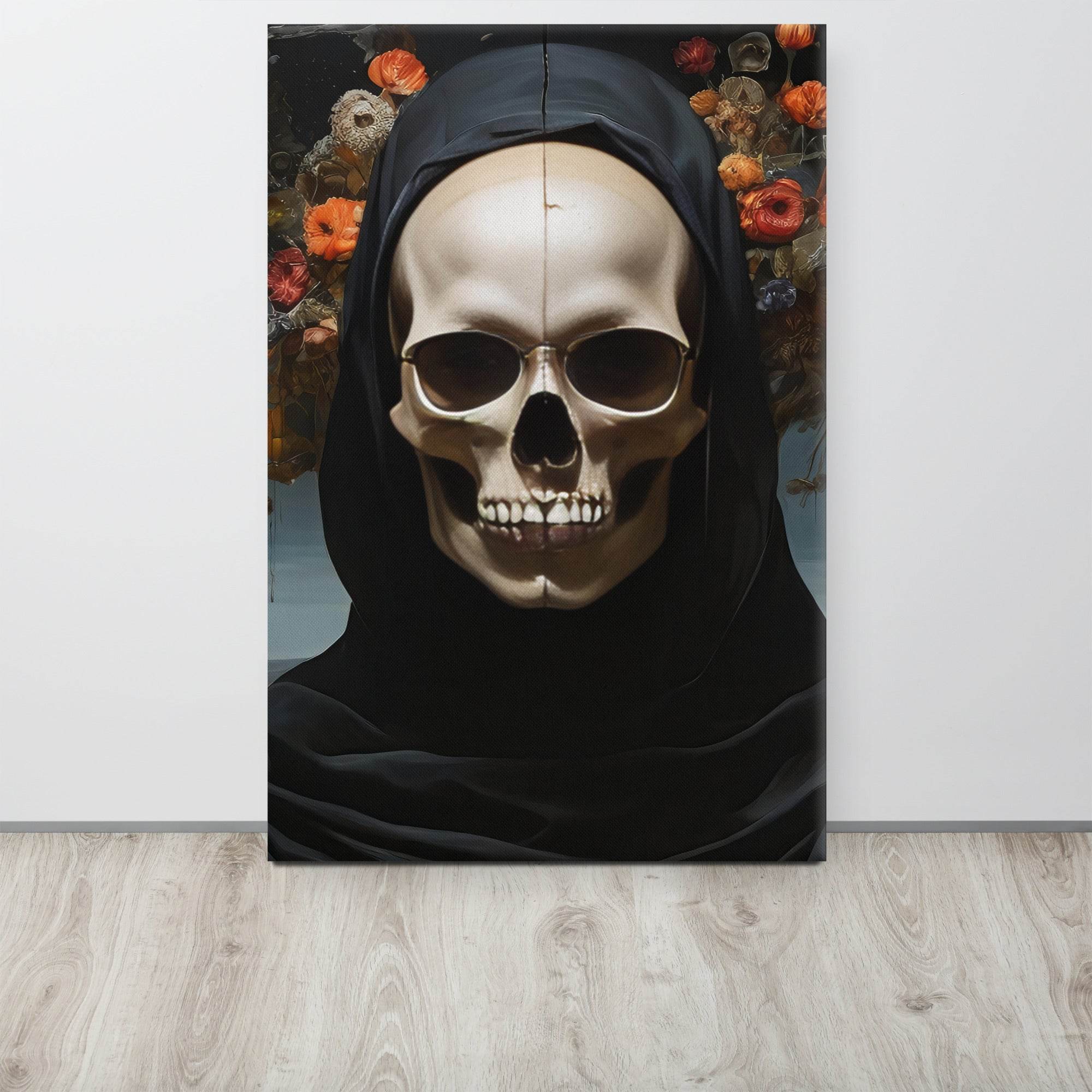 Eternal Bloom Goth Aesthetic Canvas - Pale Blood Store