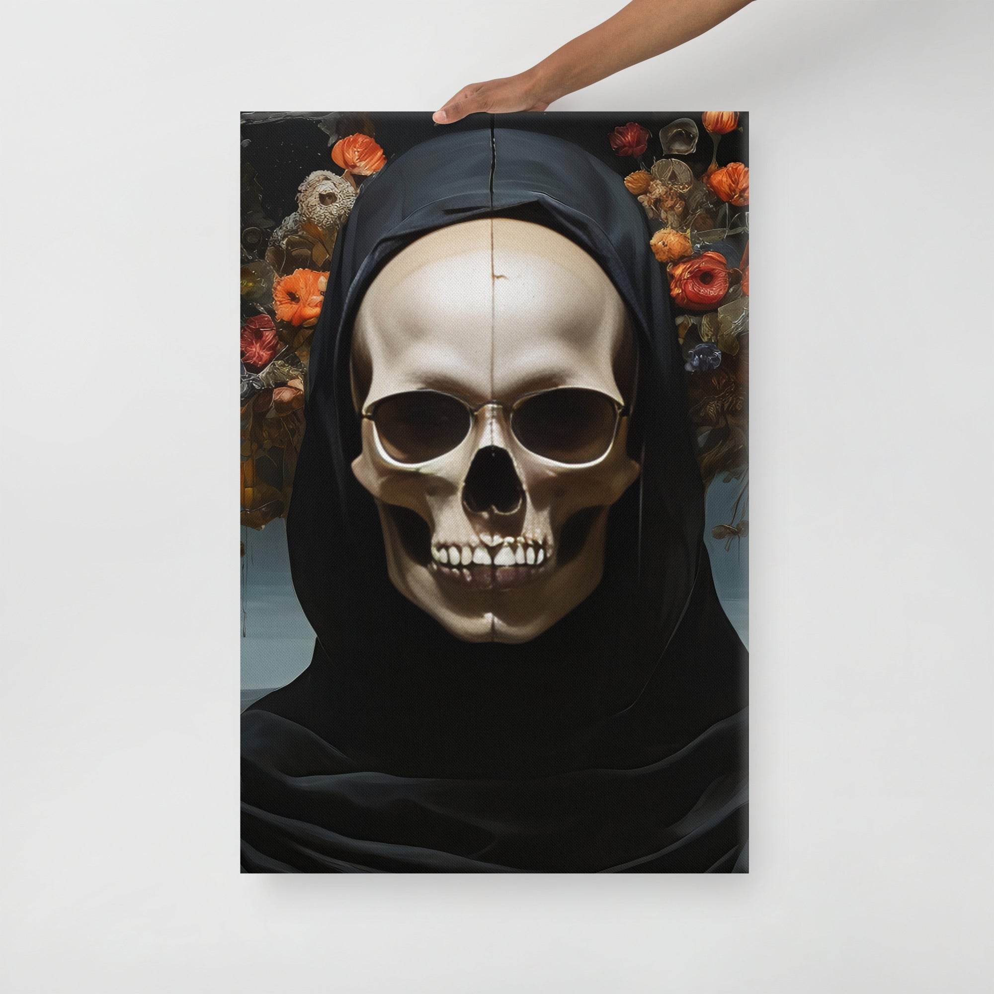 Eternal Bloom Goth Aesthetic Canvas - Pale Blood Store