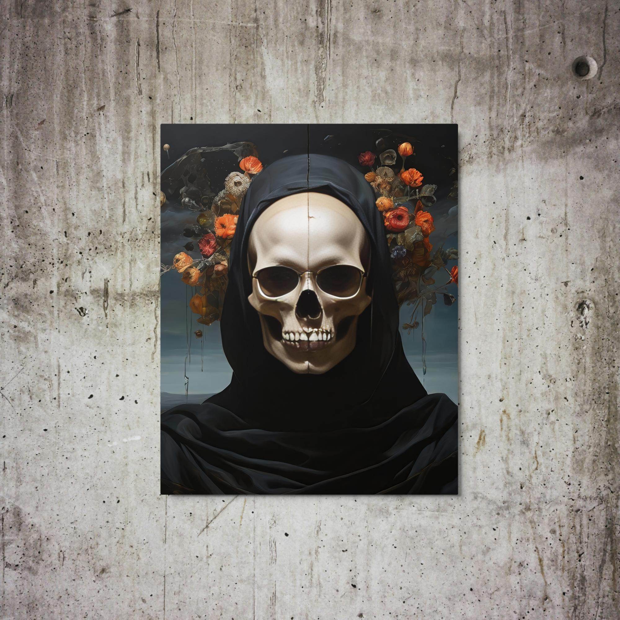 Eternal Bloom Goth Aesthetic Metal Prints - Pale Blood Store