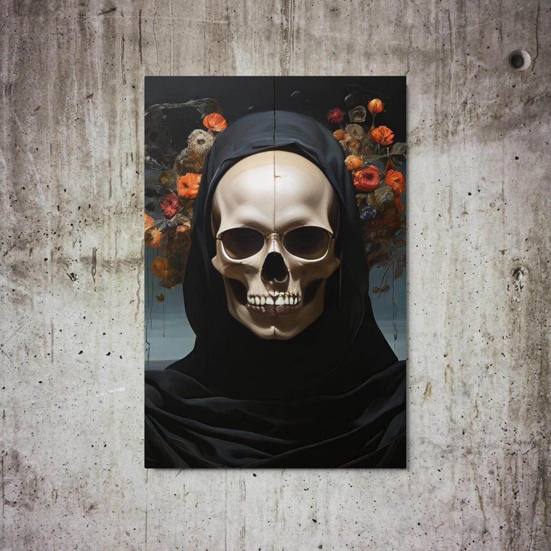 Eternal Bloom Goth Aesthetic Metal Prints - Pale Blood Store