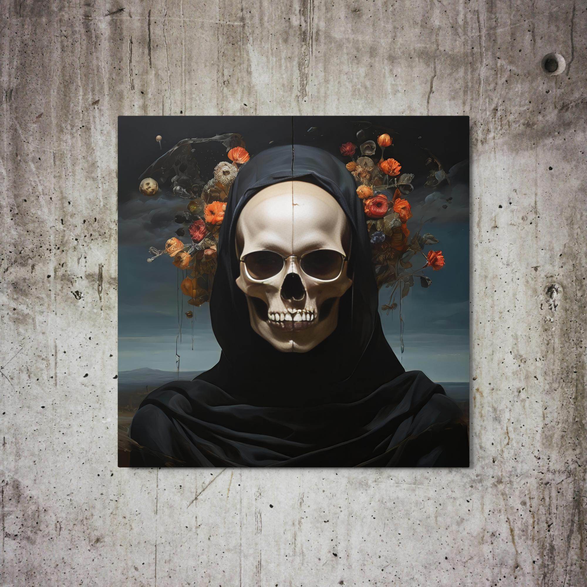Eternal Bloom Goth Aesthetic Metal Prints - Pale Blood Store